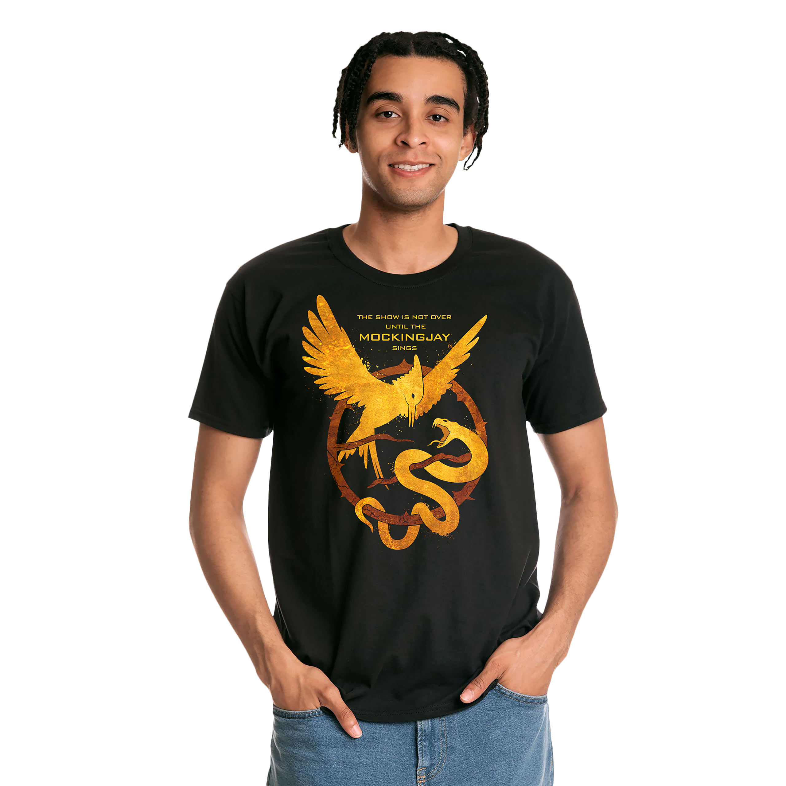 Songbird and Snake T-shirt for Hunger Games Fans black - XXL - Black