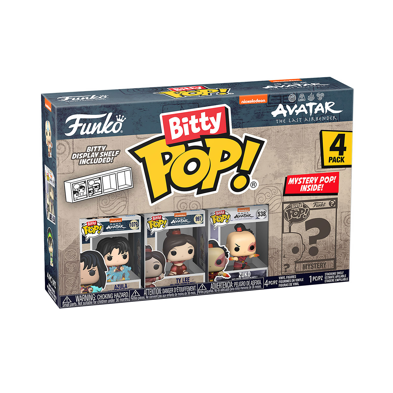 Avatar The Last Airbender - Funko Bitty Pop 4-piece Figure Set Series 2 - Funko