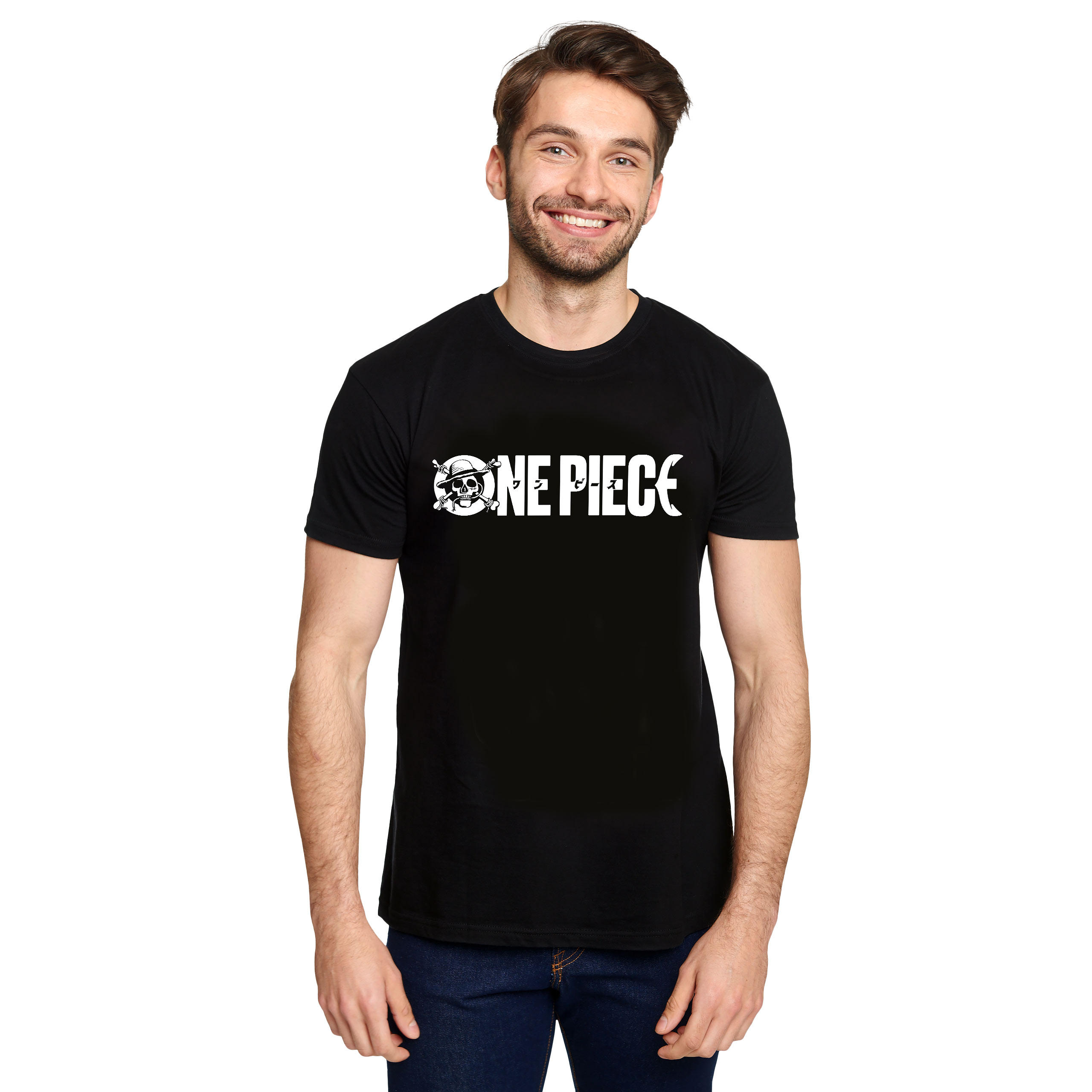 One Piece - Serie Logo T-Shirt zwart - XL - Zwart