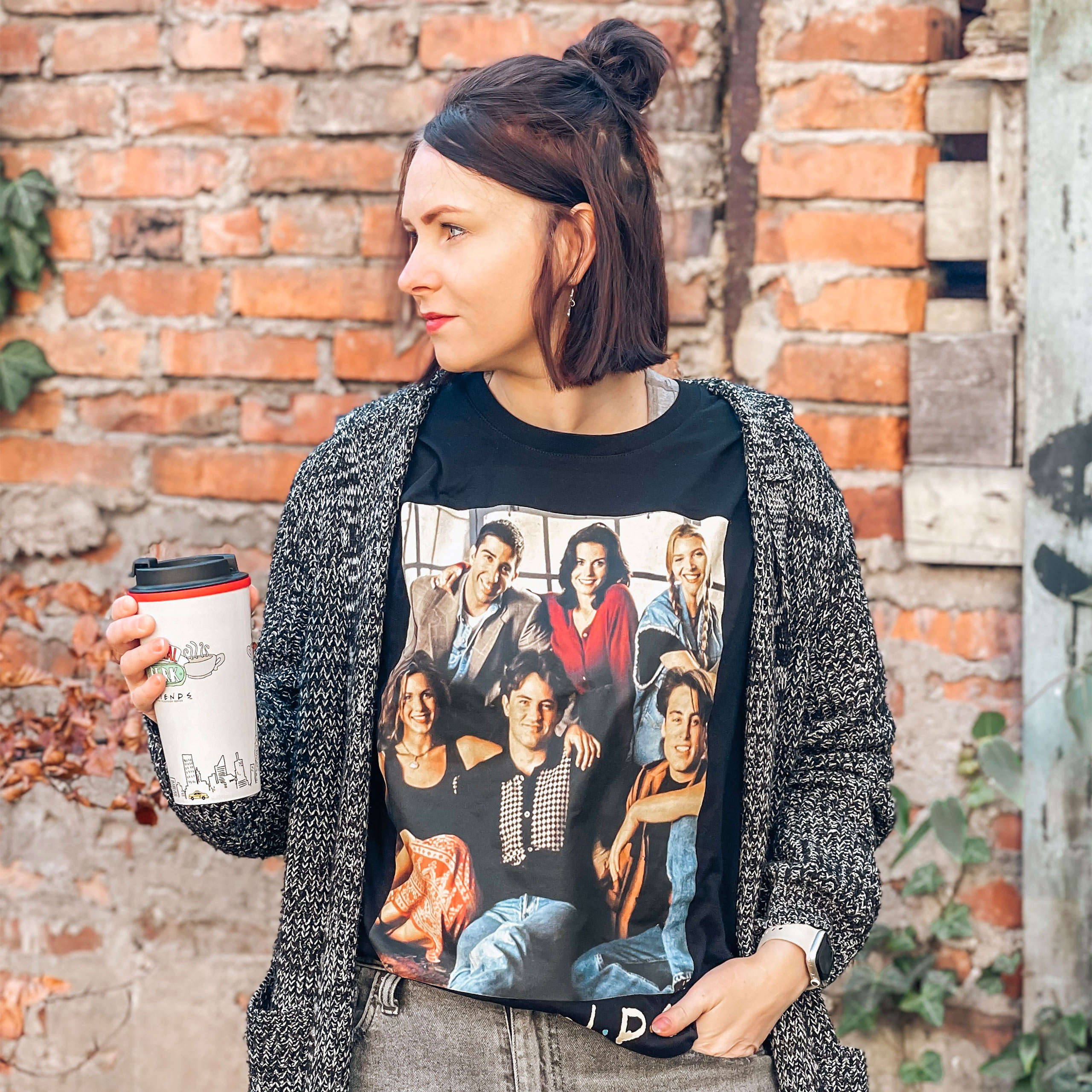 Friends - Group T-Shirt - L - Schwarz