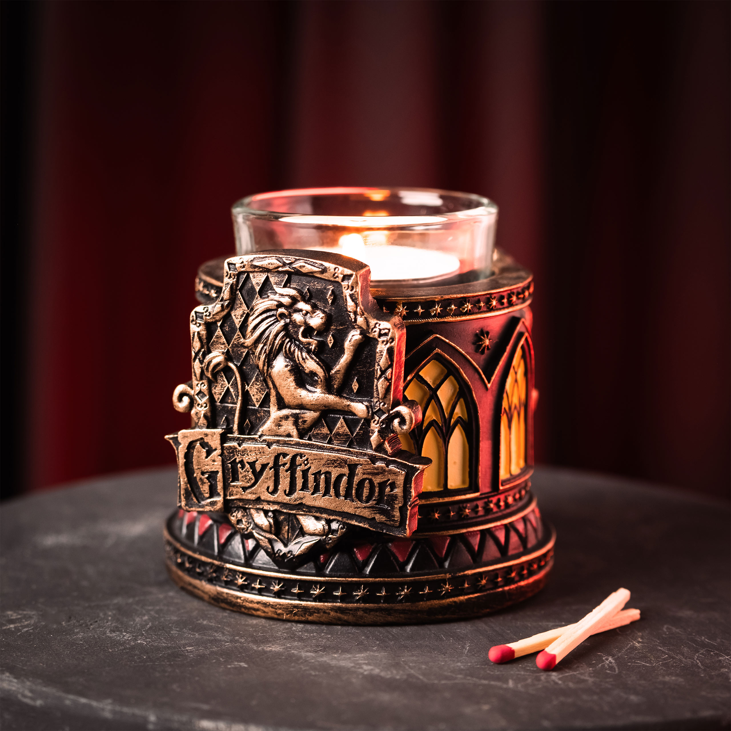 Griffoendor theelichthouder - Harry Potter - Nemesis Now
