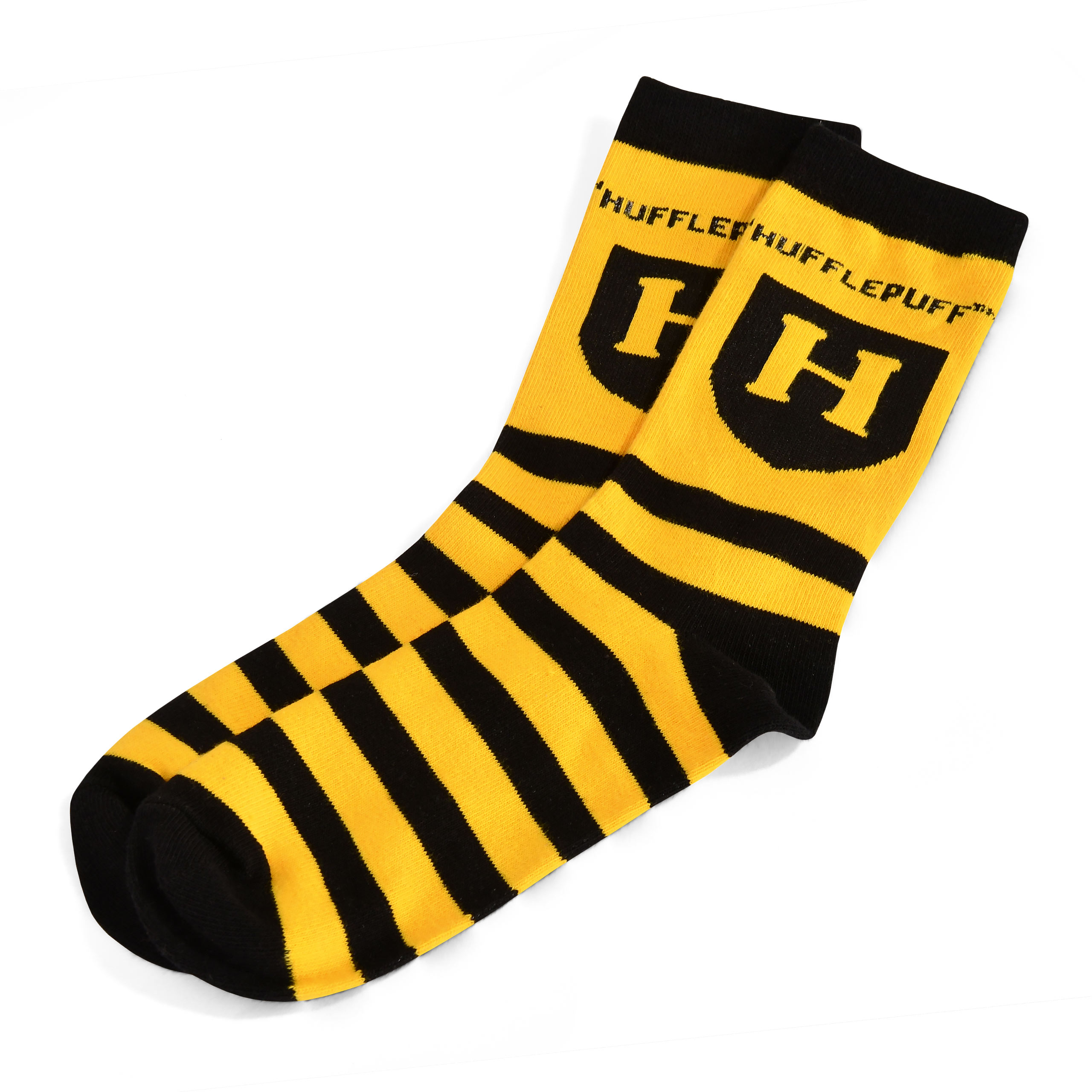 Harry Potter - Hufflepuff Logo Socken gelb-schwarz - 40-45