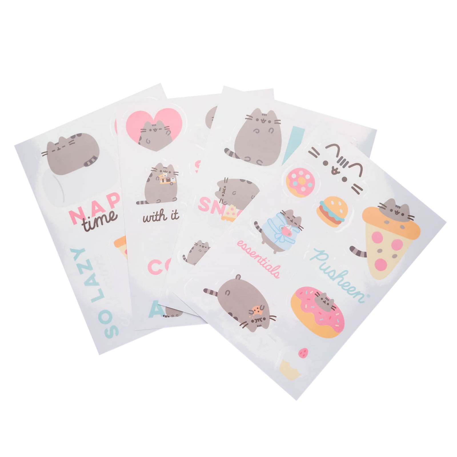 Pusheen - Herbruikbare voedselstickers