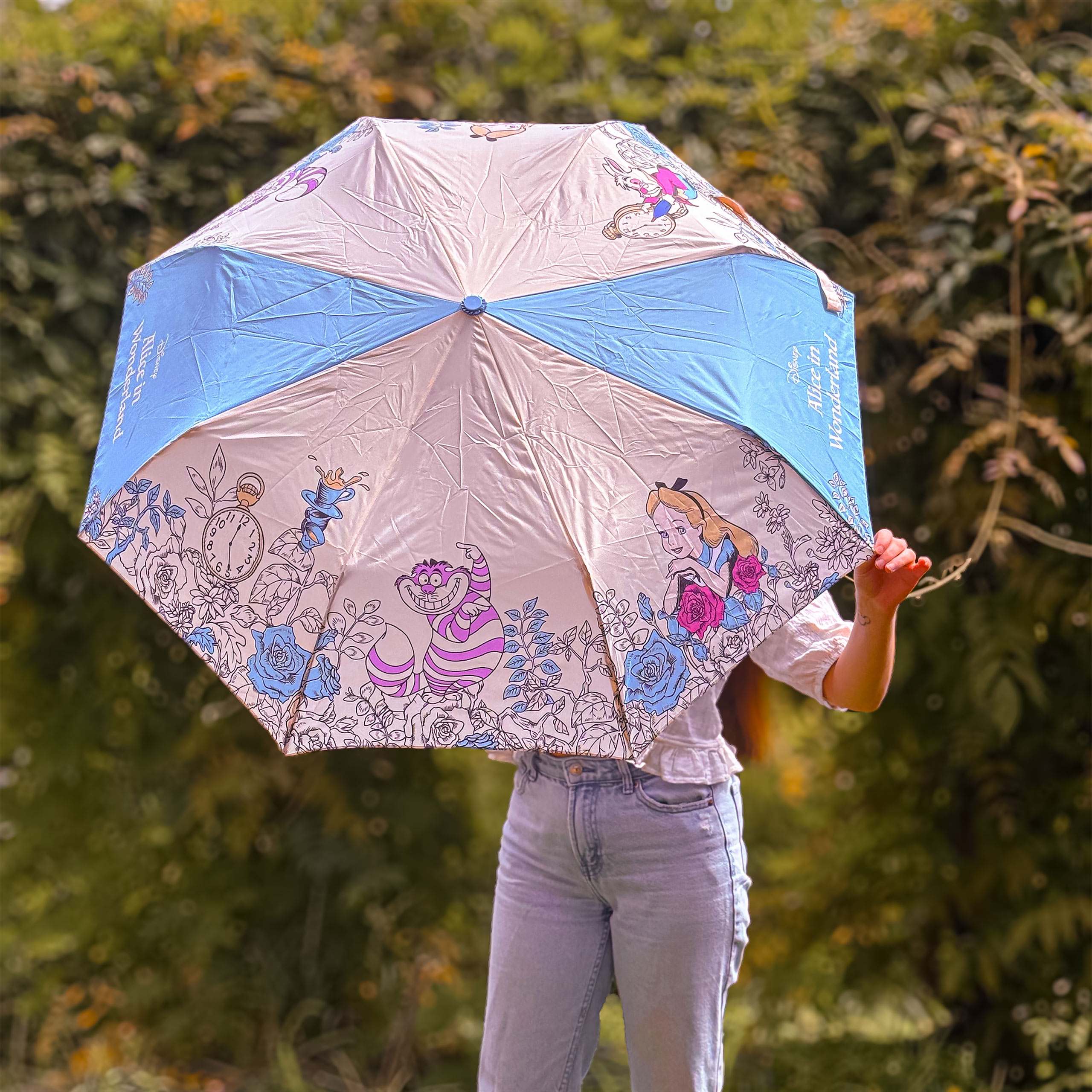 Alicia en el País de las Maravillas - Paraguas de Flores