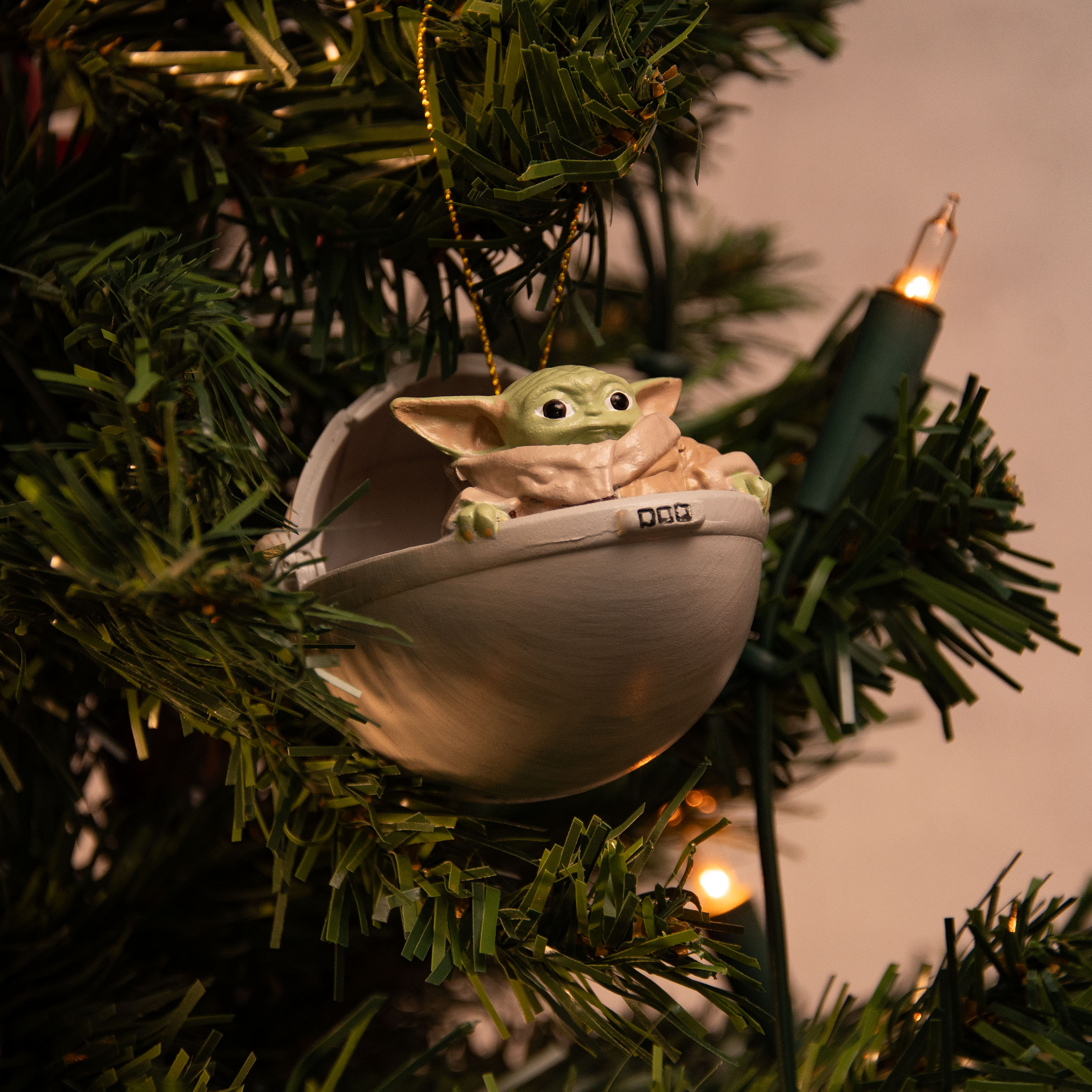 Grogu in Pram Christmas Tree Ornament - Star Wars The Mandalorian
