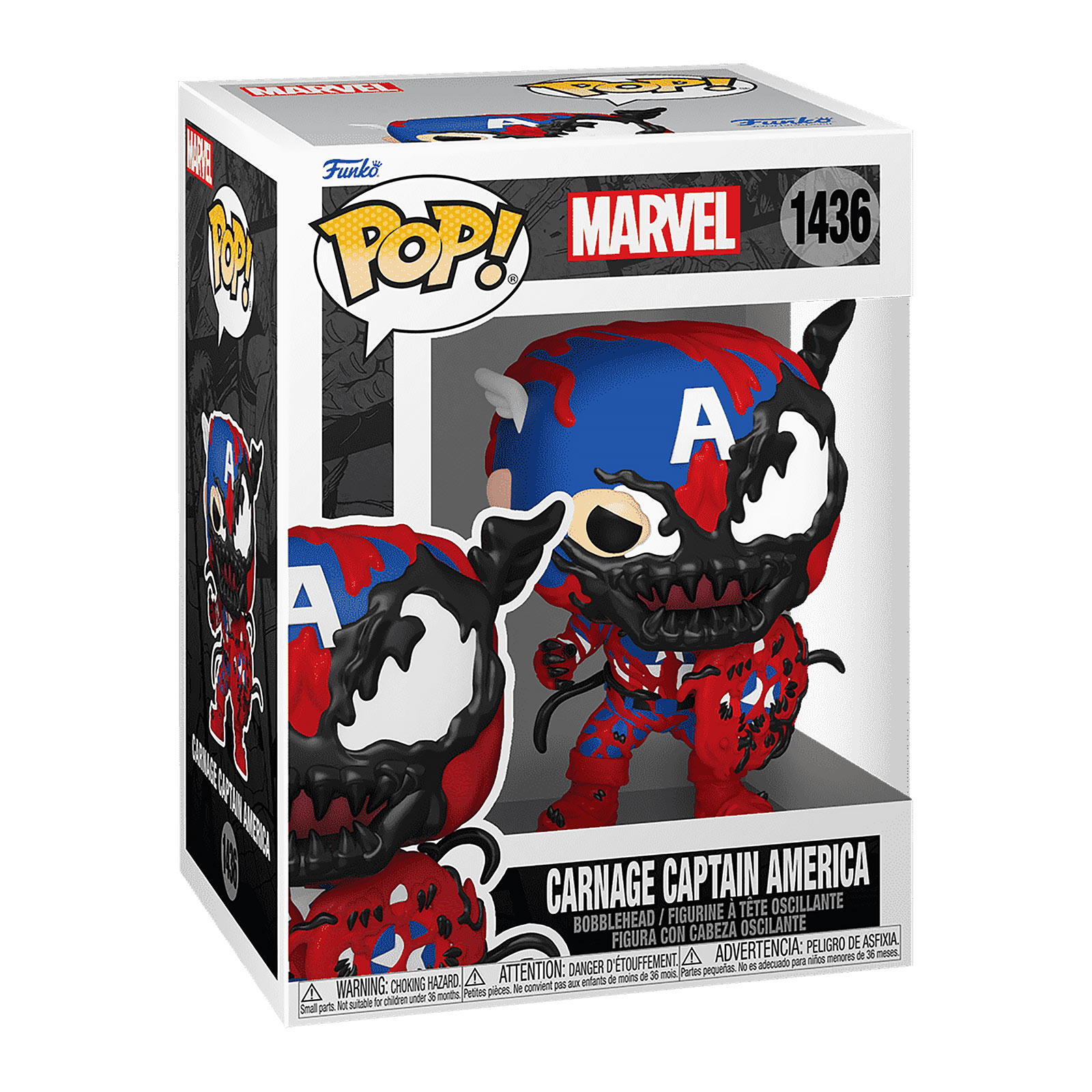 Marvel - Carnage Captain America Funko Pop Bobblehead Figure - Funko