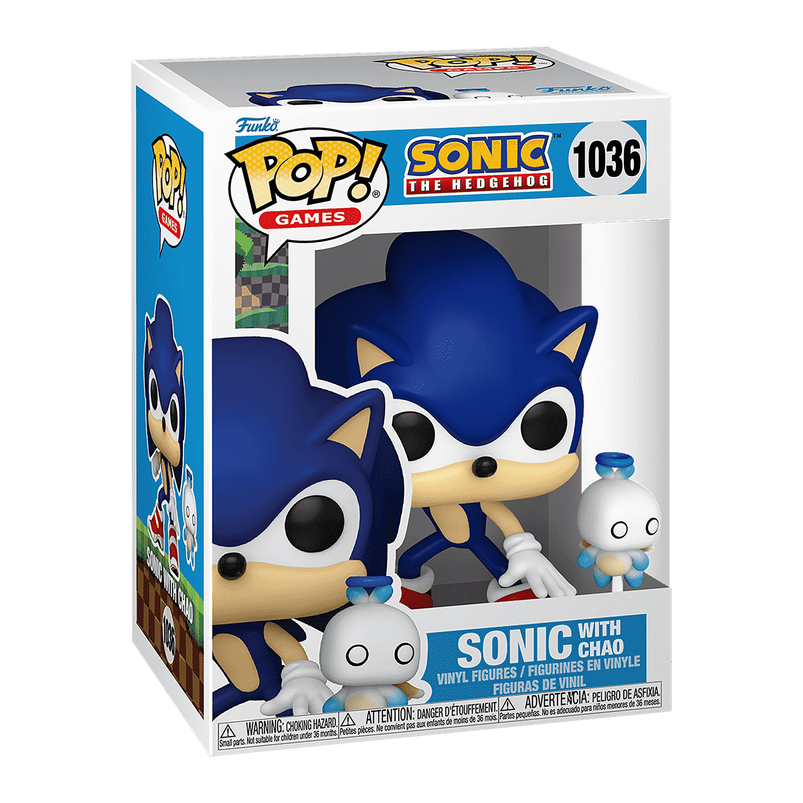 Sonic mit Hero Chao Funko Pop Figur - Sonic the Hedgehog - Funko