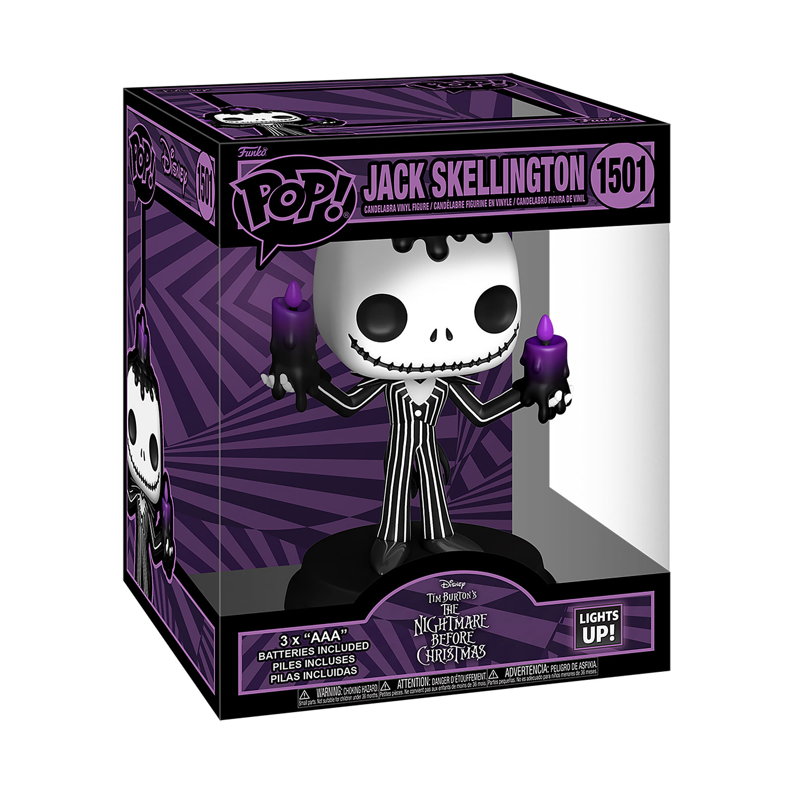 Nightmare Before Christmas - Figura Funko Pop di Jack Skellington con luce - Funko