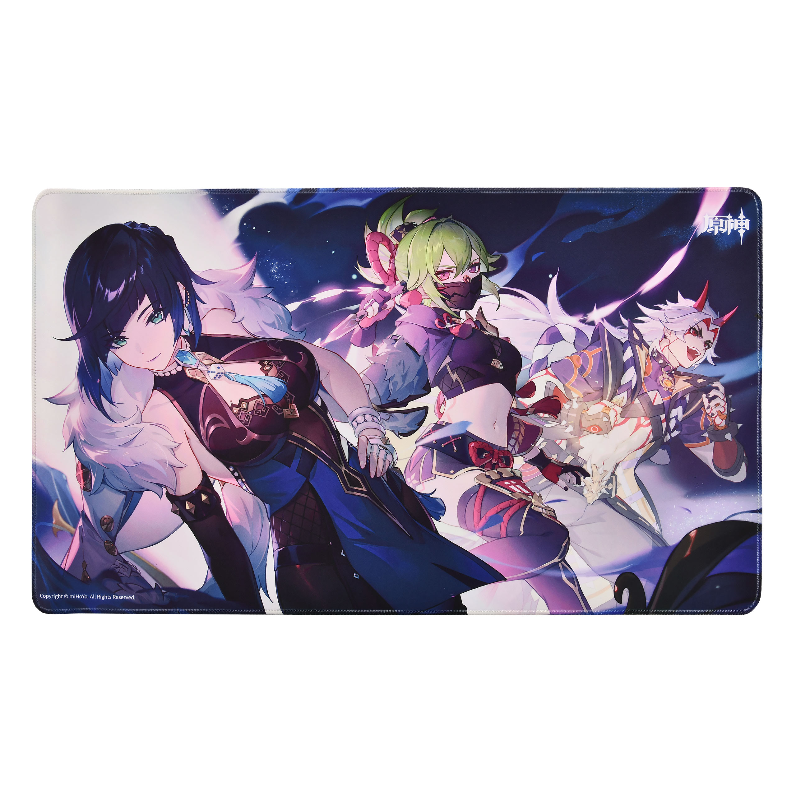 Genshin Impact - Yelan, Kuki Shinobu & Arataki Itto Mousepad