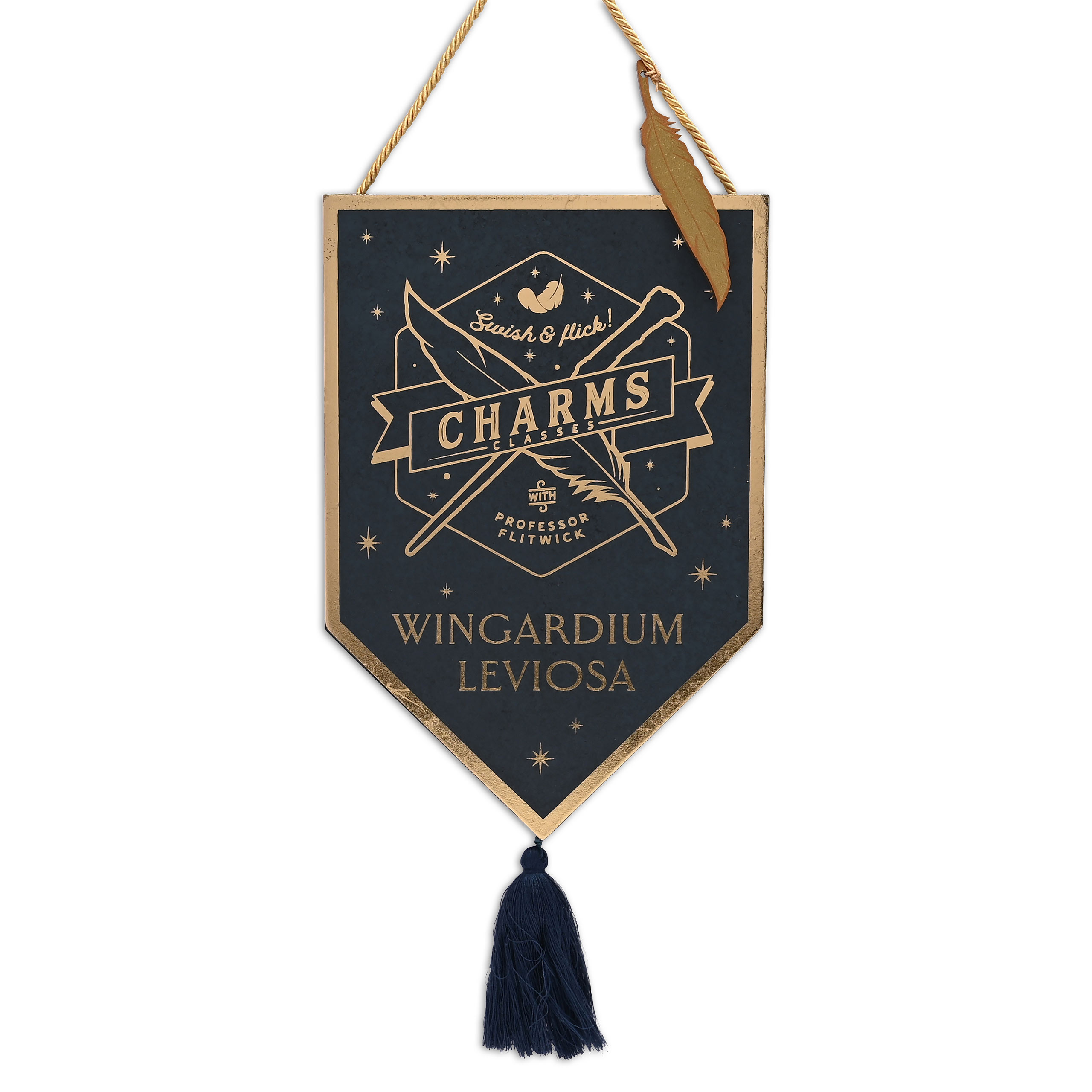 Harry Potter - Alumni Wingardium Leviosa Wandbild Holz