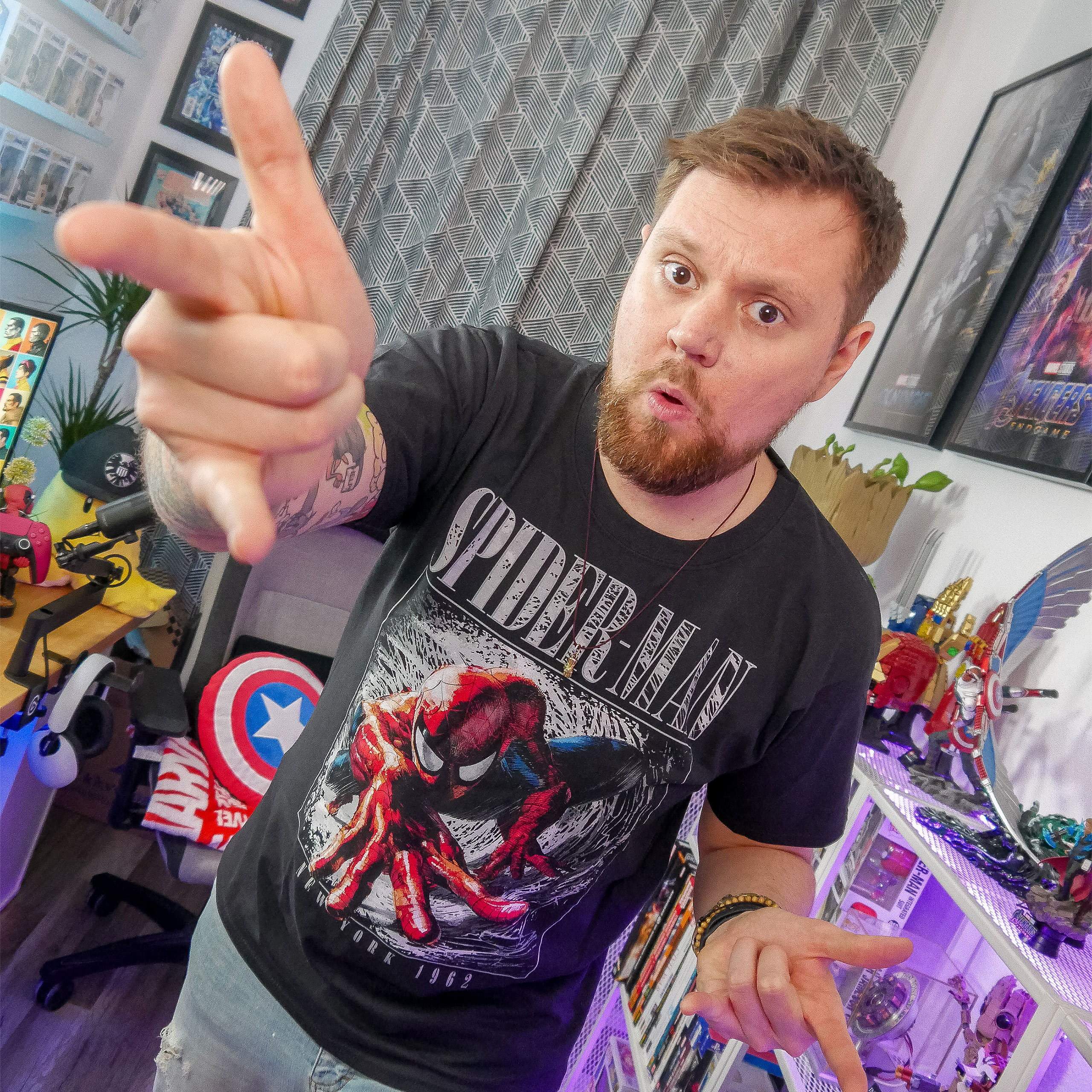 Spider-Man - New York 1962 Black T-Shirt - XL - Black