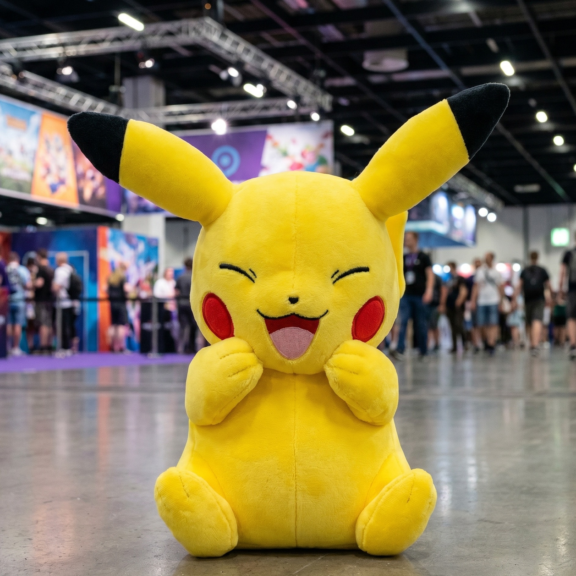 Pikachu Plush Figure 20cm - Pokemon - Jazwares