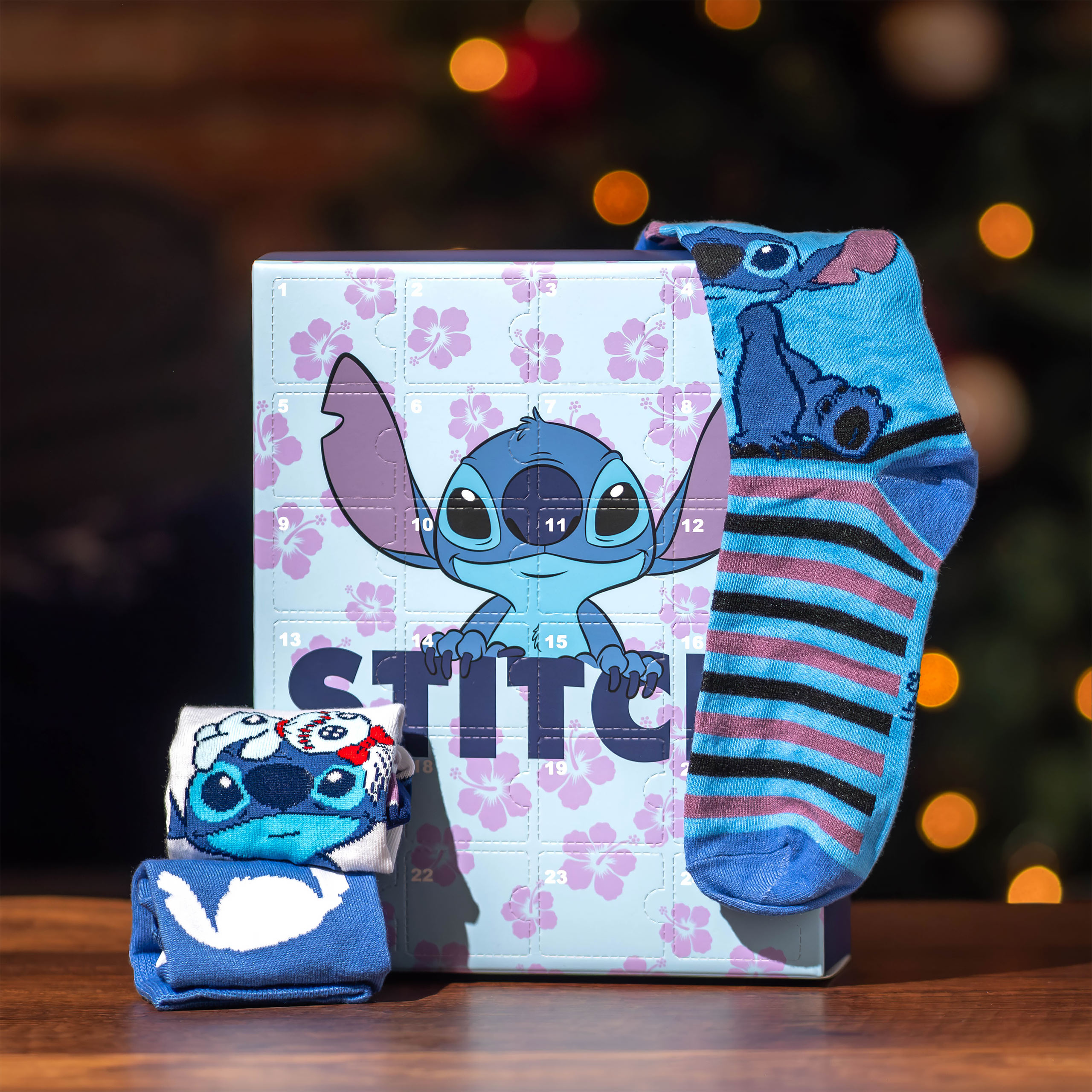 Calendrier de l'Avent de chaussettes Stitch - Lilo & Stitch - 40-46