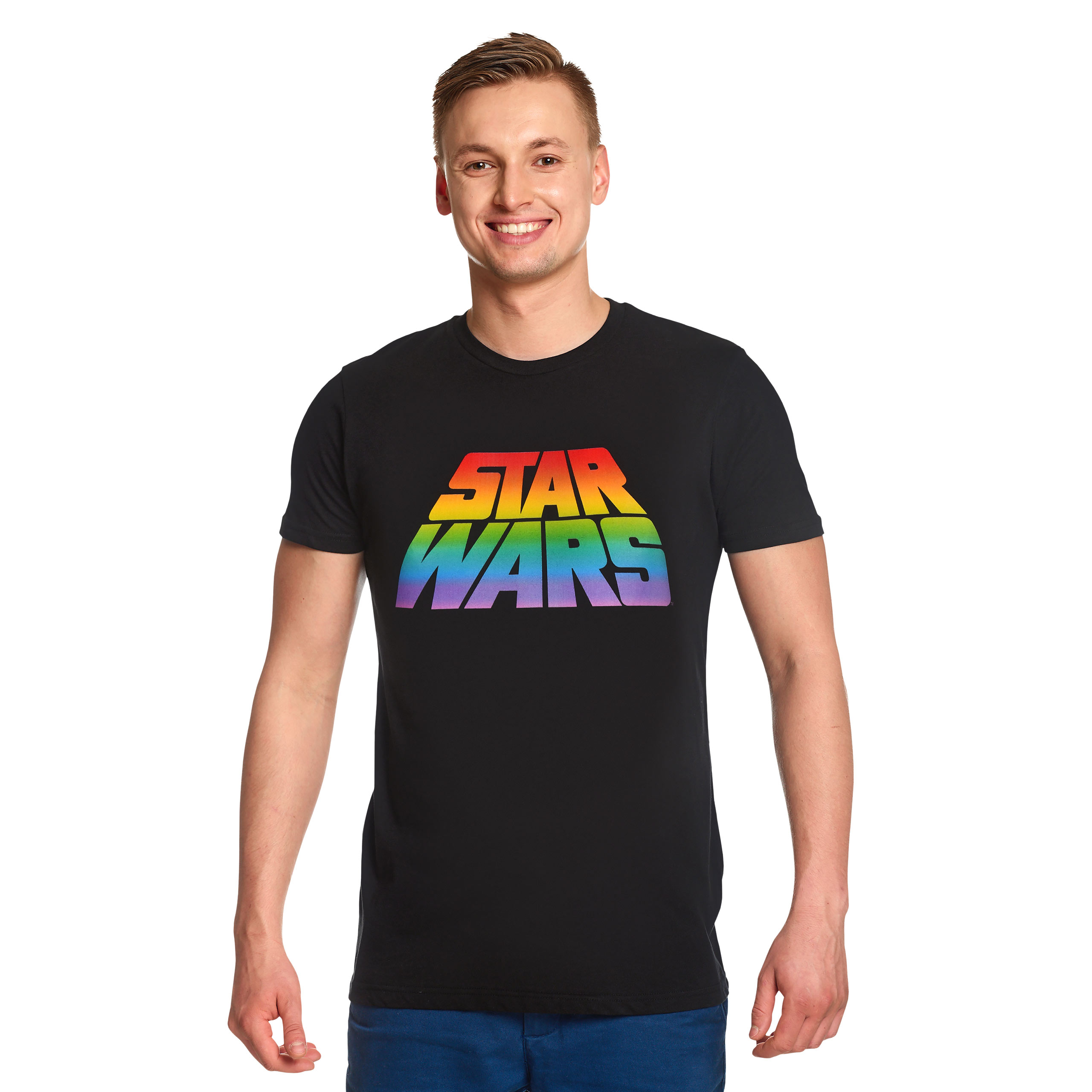 Star Wars - Pride Logo T-Shirt Black - S - Black