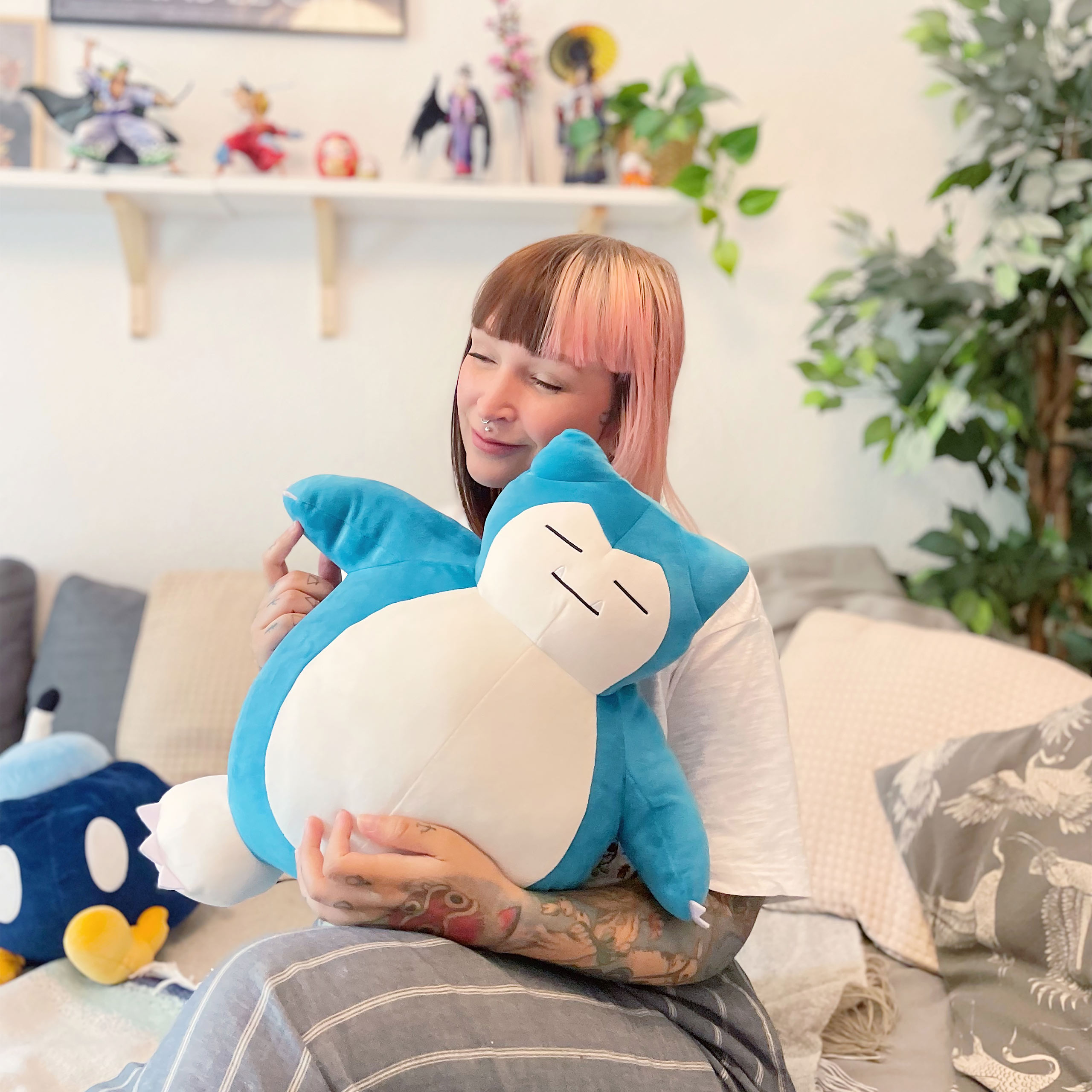 Pokemon - Figura di Peluche Snorlax Dormiente - Jazwares