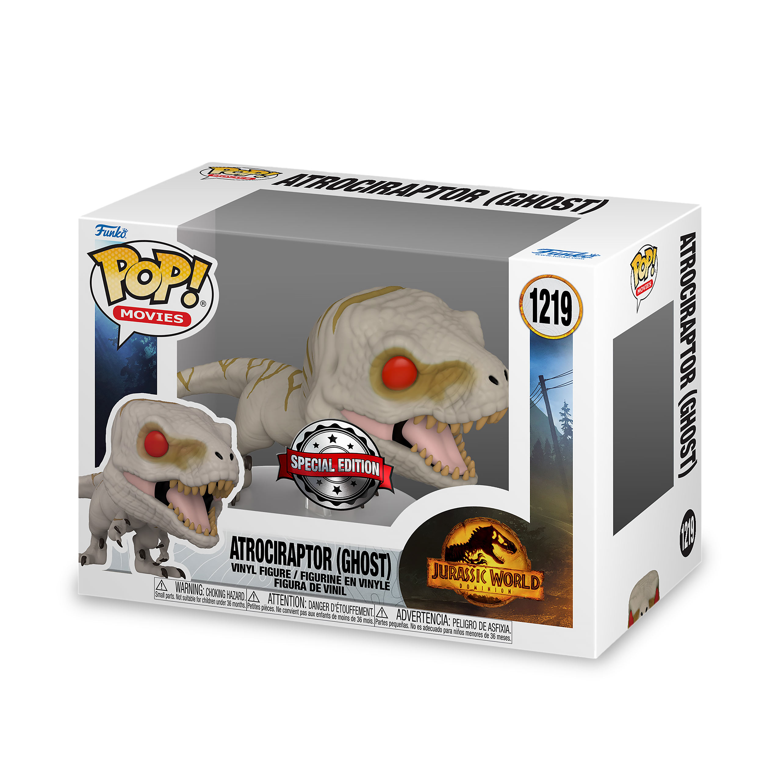 Jurassic World - Atrociraptor (Ghost) Funko Pop Figure - Funko