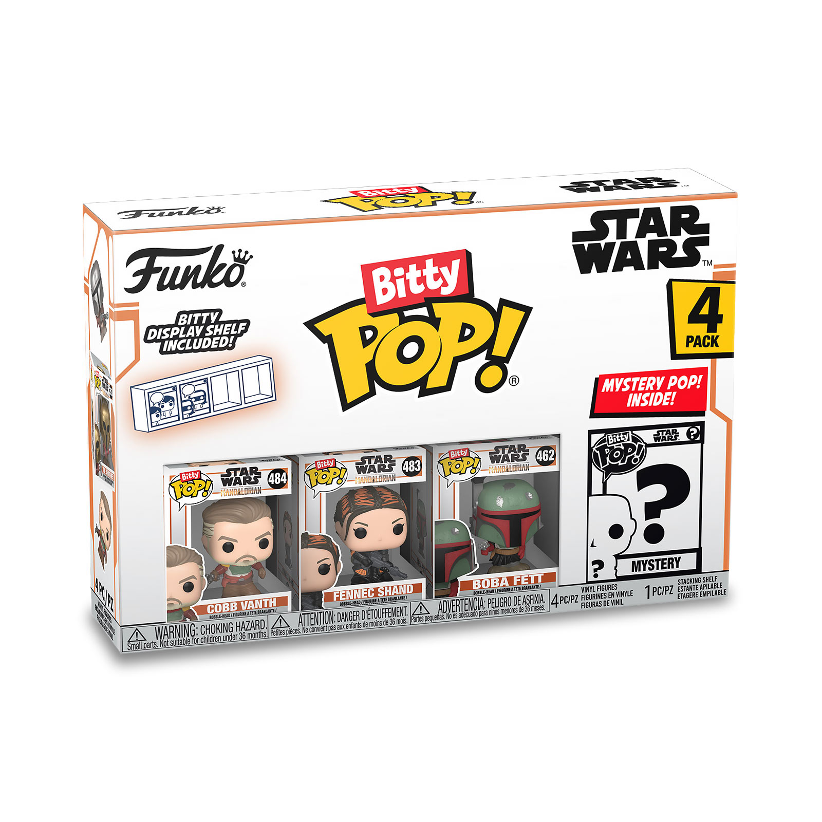 Star Wars The Mandalorian - Funko Bitty Pop 4-delige Figurenset Serie 3 - Funko