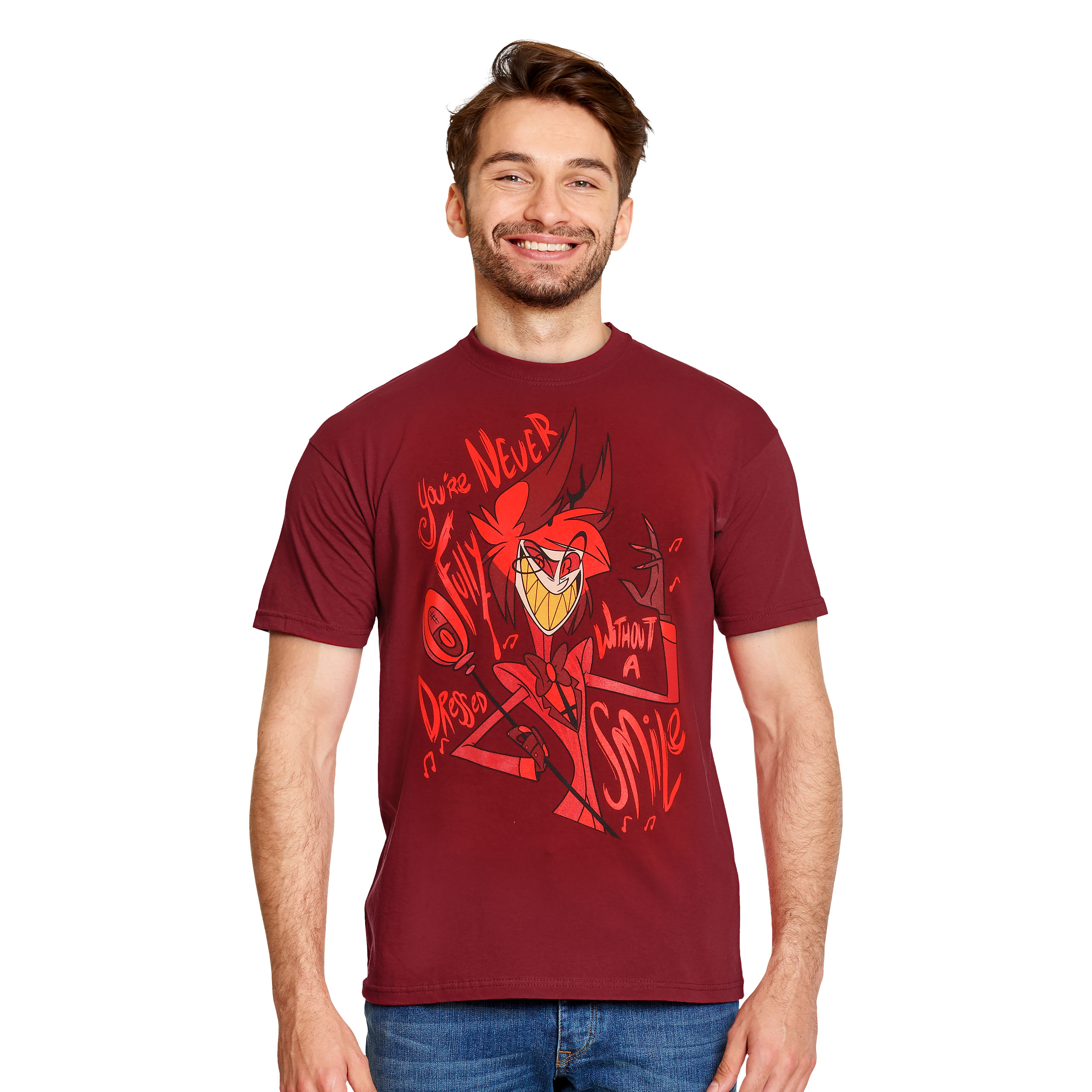 Alastor T-Shirt for Hazbin Hotel Fans red - M - Red