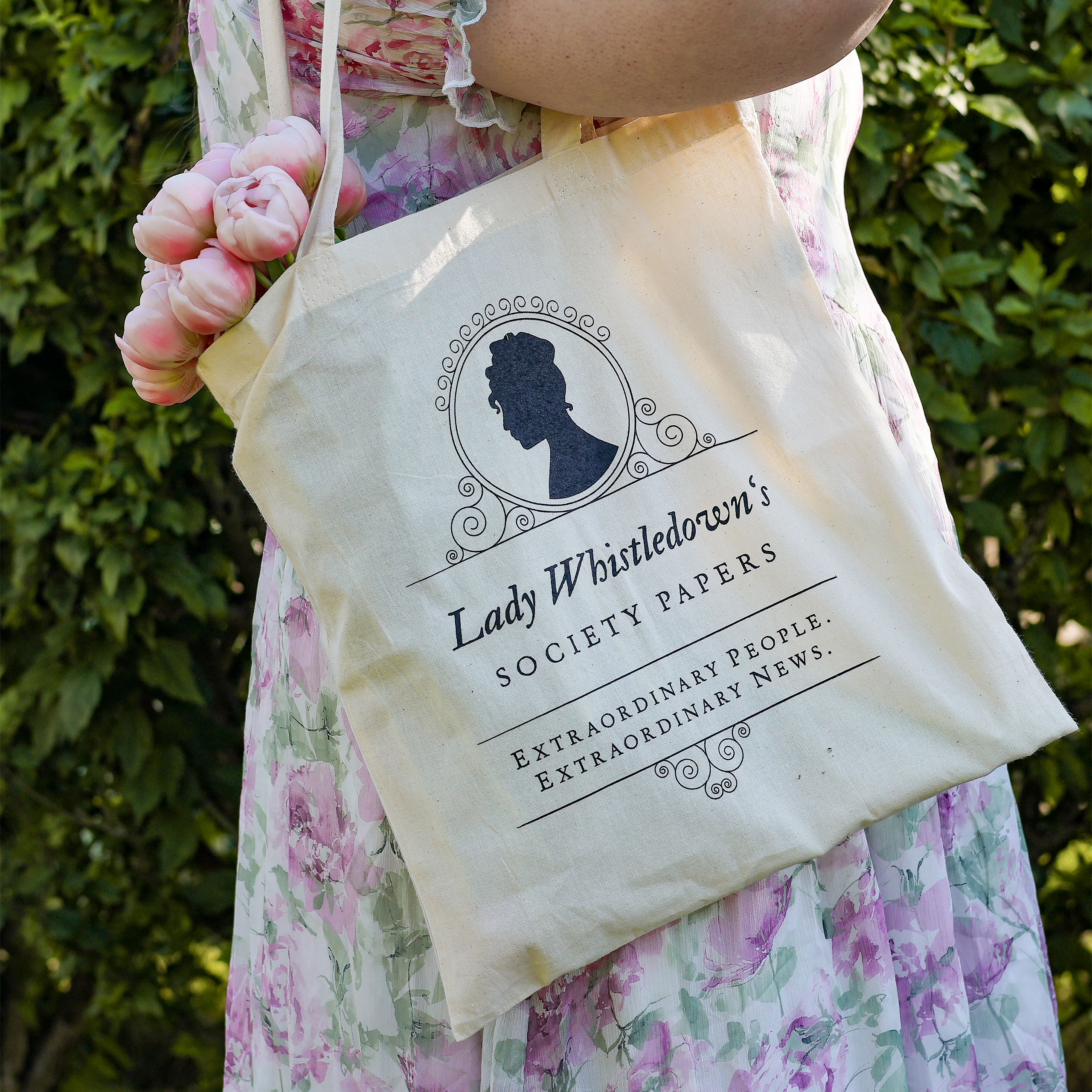 Society Papers Jute Bag for Bridgerton Fans