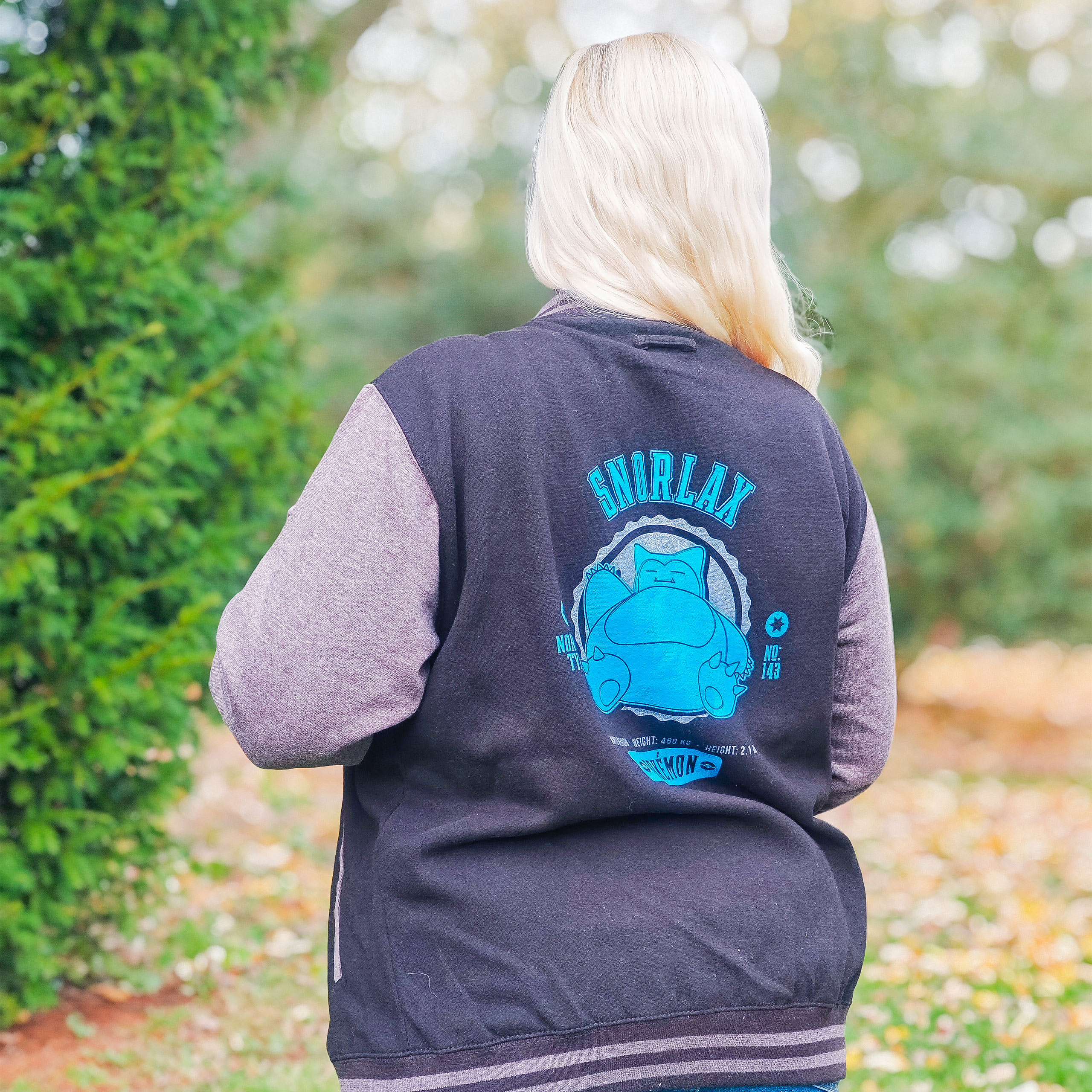 Pokemon - Relaxo College Jacke - S - Schwarz