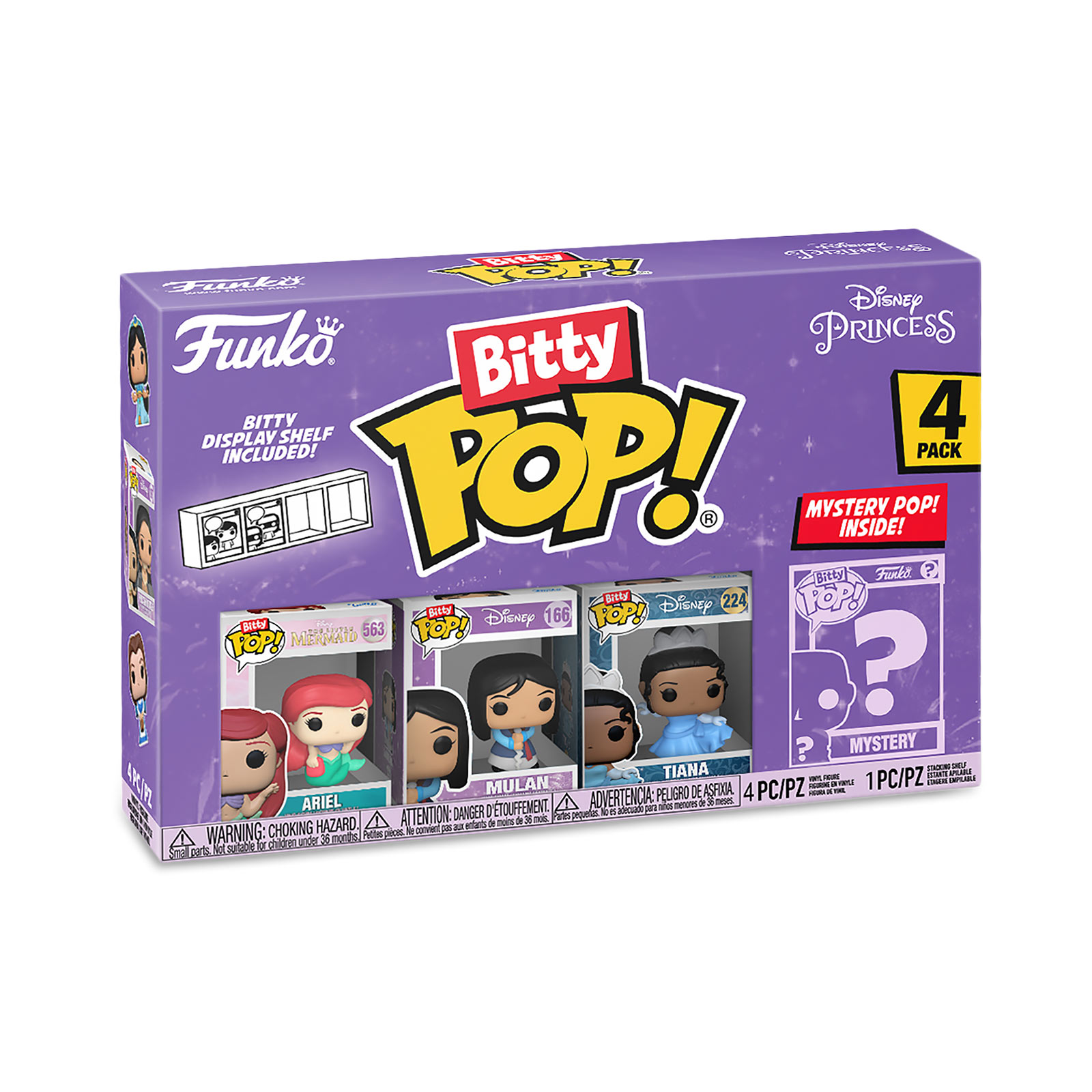 Disney Princess - Funko Bitty Pop 4-piece Figure Set Series 3 - Funko
