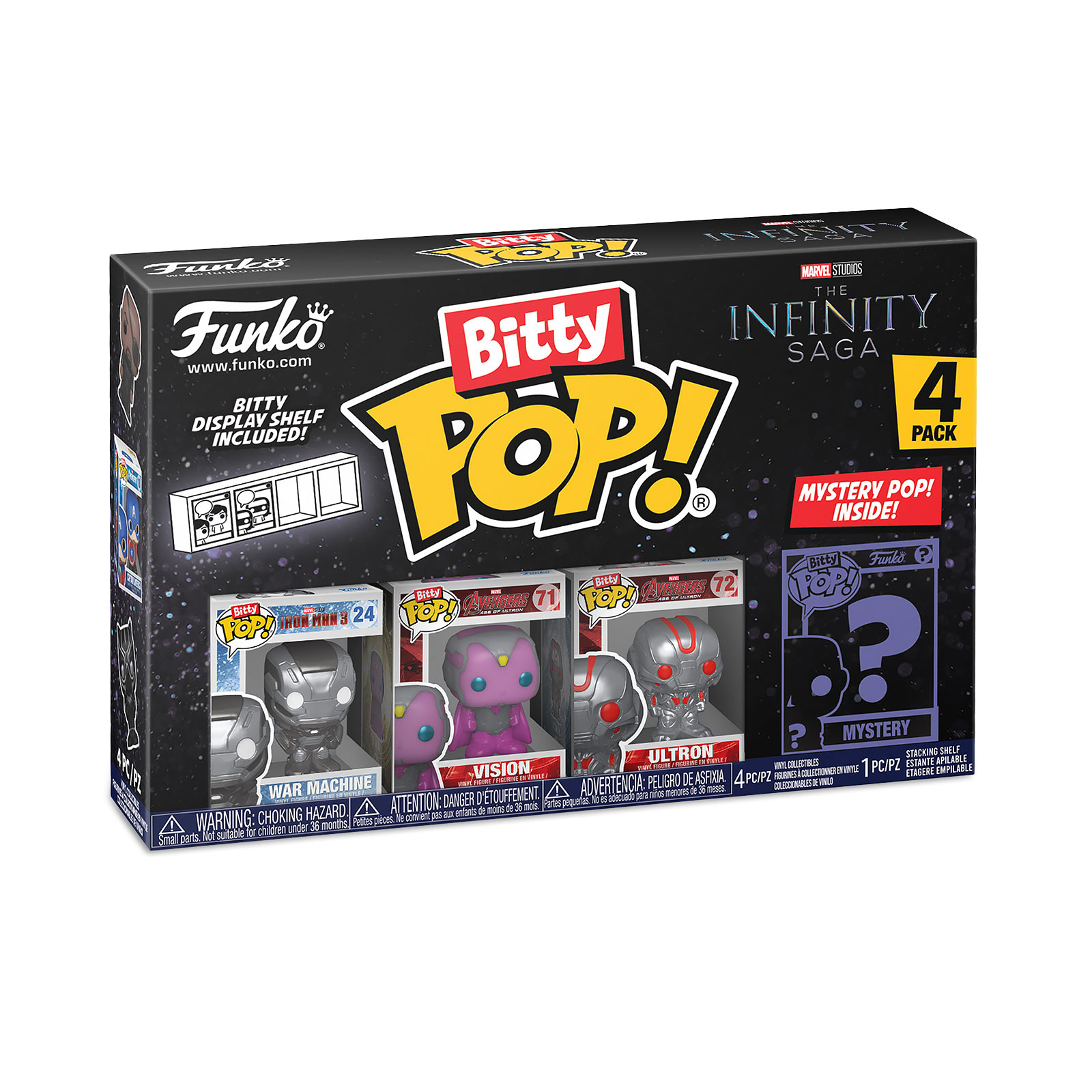 Marvel - Funko Bitty Pop 4-delige Figuurtjes Set Serie 2 - Funko
