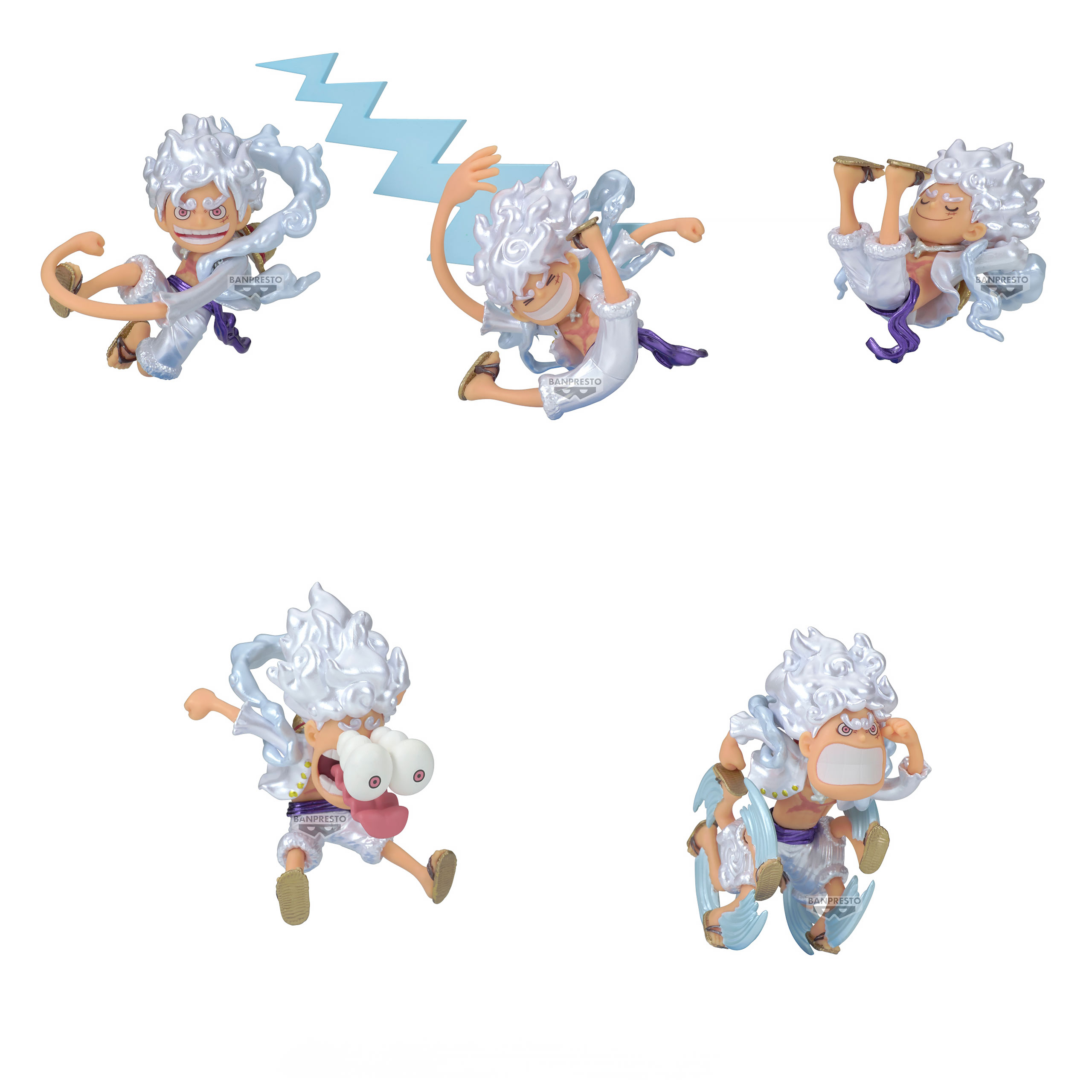 One Piece - Monkey D. Luffy Gear 5 Figura Misteriosa Metálica - Banpresto