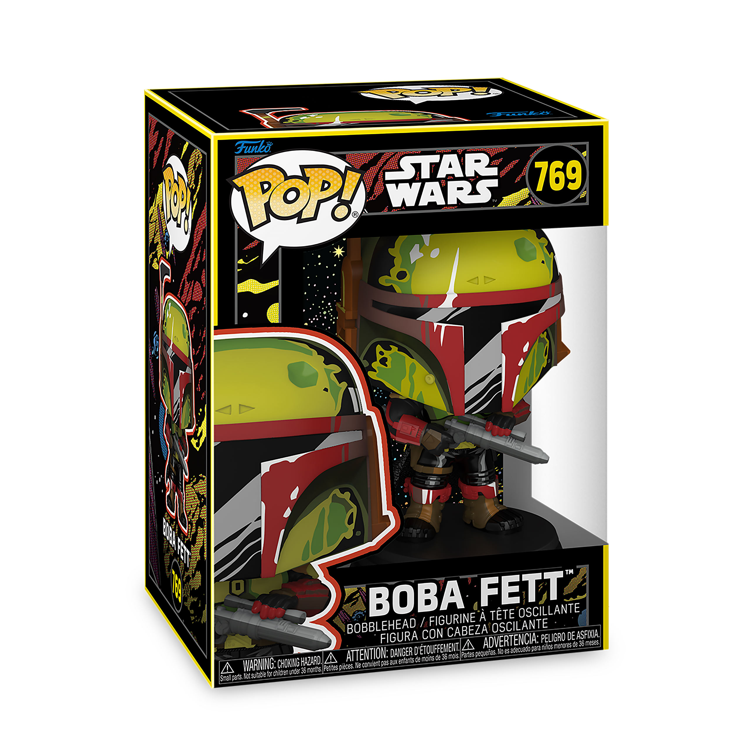 Boba Fett (Retro) Funko Pop Wobbelhoofdfiguur - Star Wars The Book of Boba Fett - Funko