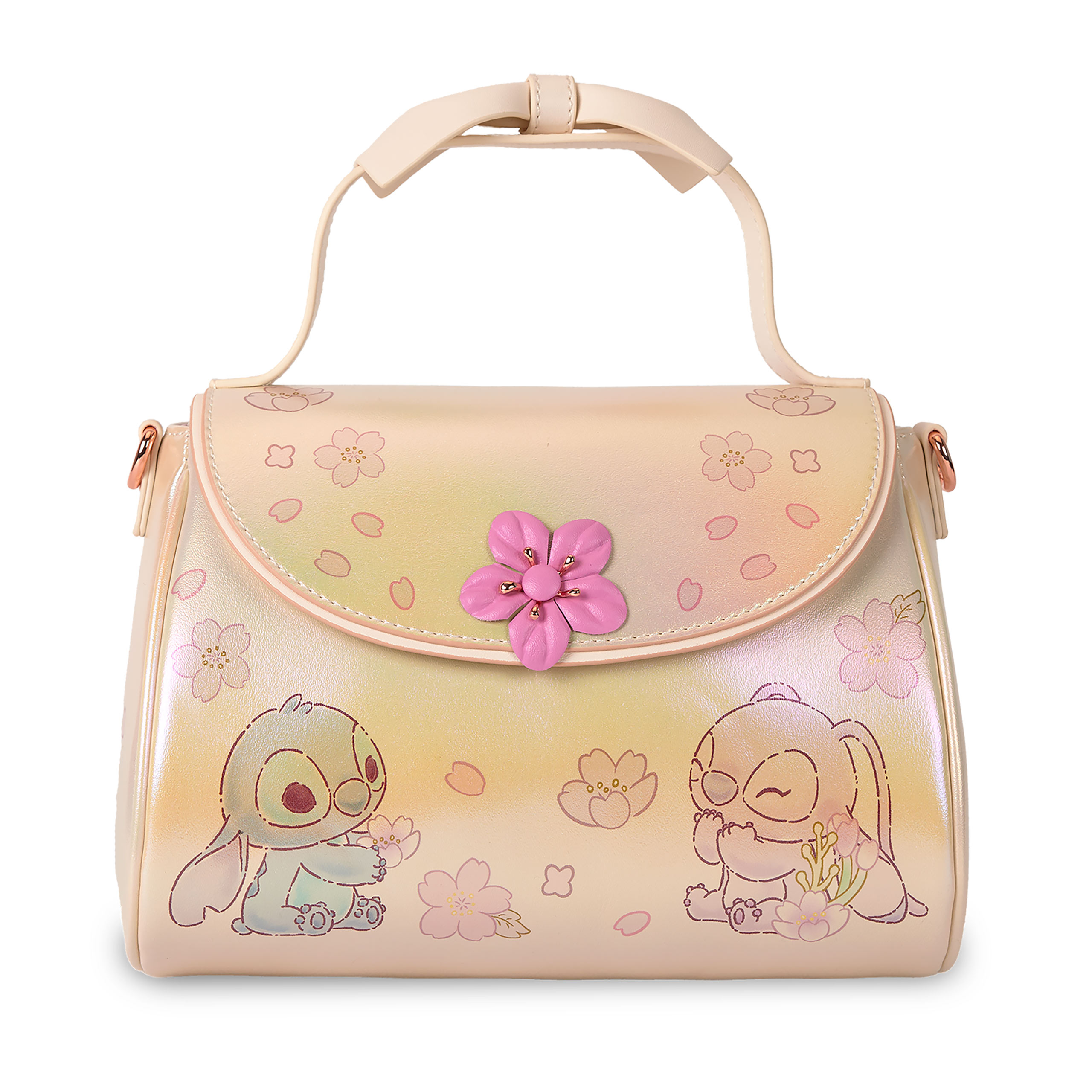 Lilo & Stitch - Sac à main Angel et Stitch Fleur
