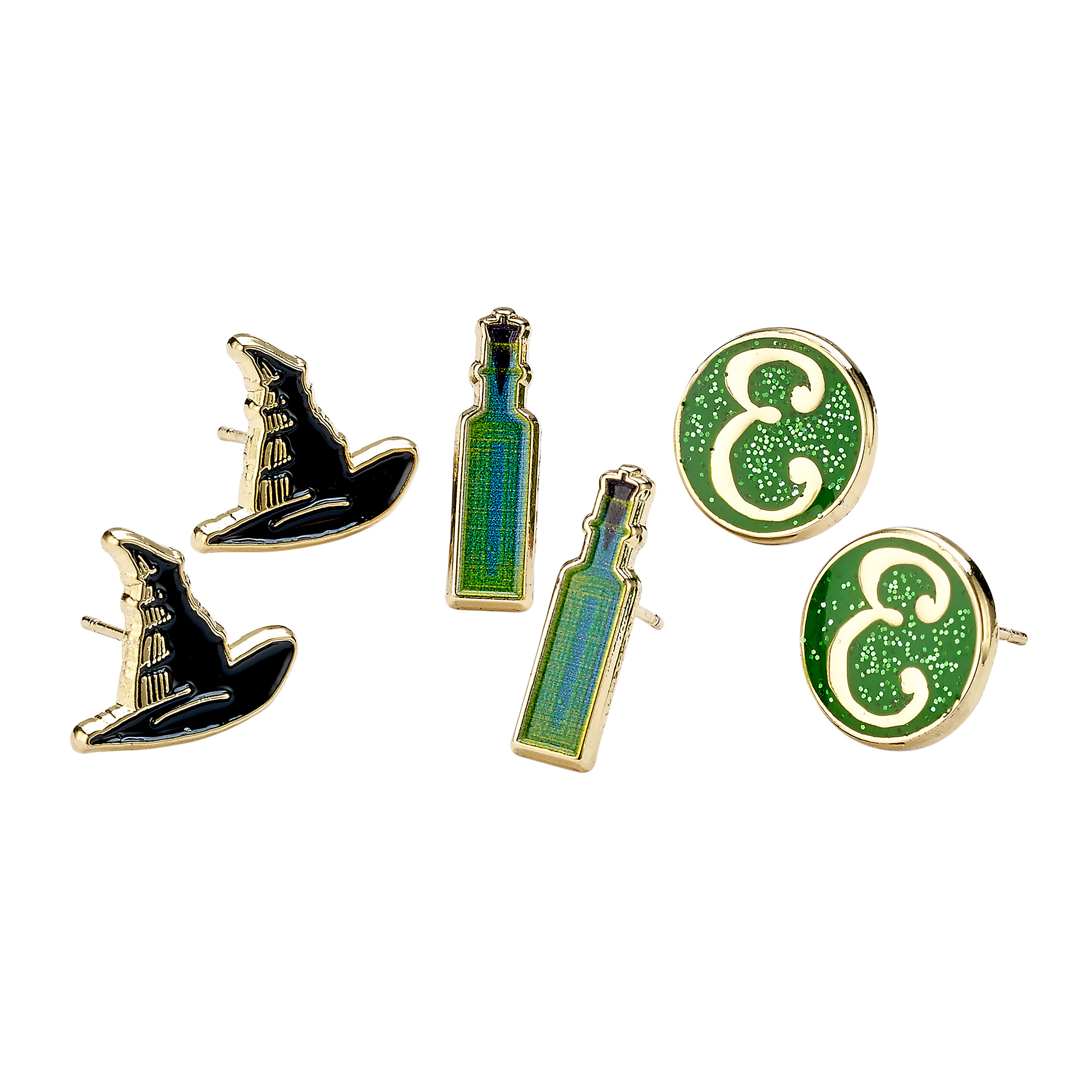 Wicked - Elphaba Ohrstecker 3er Set