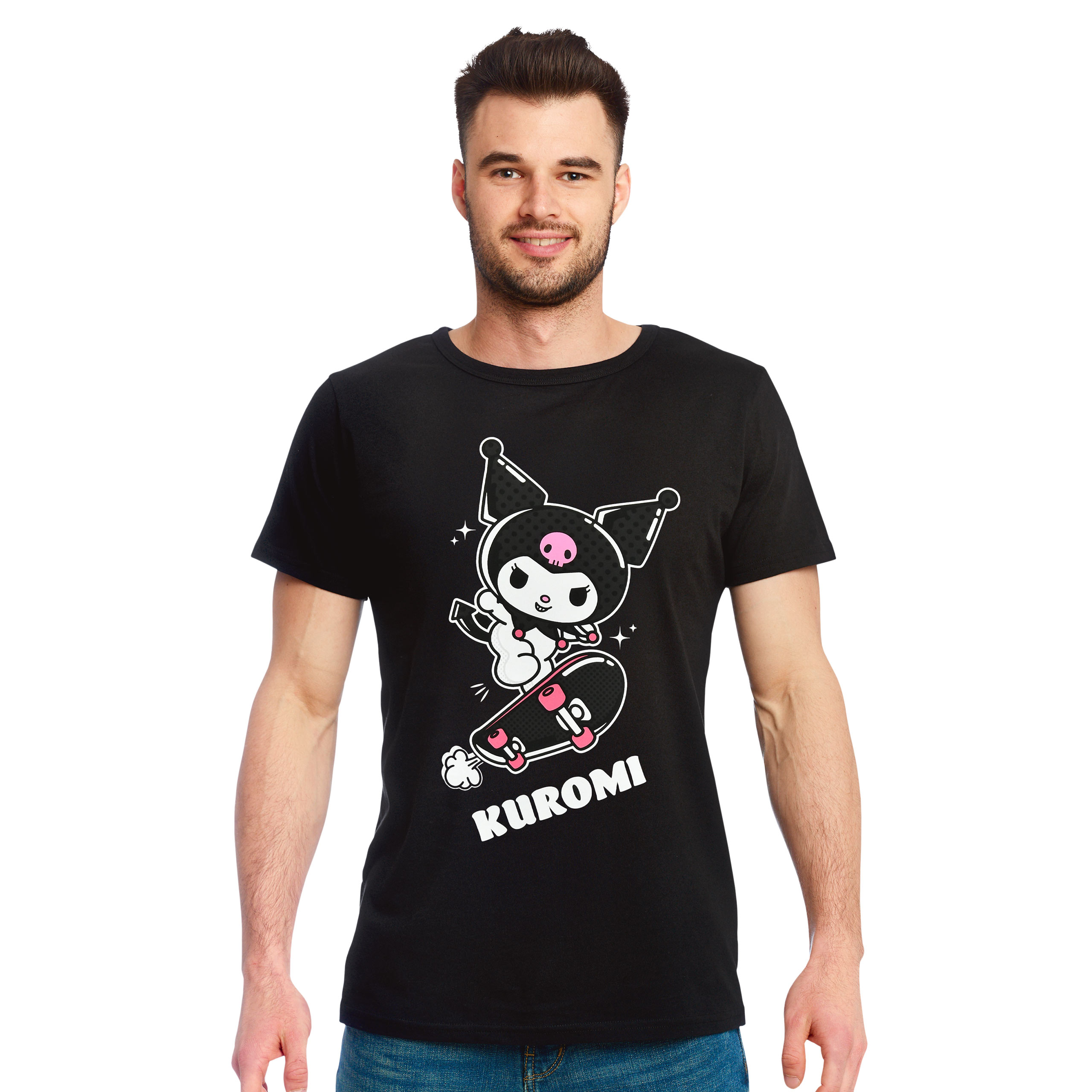 Sanrio - Kuromi Hello Kitty and Friends T-Shirt - M - Black - Sanrio
