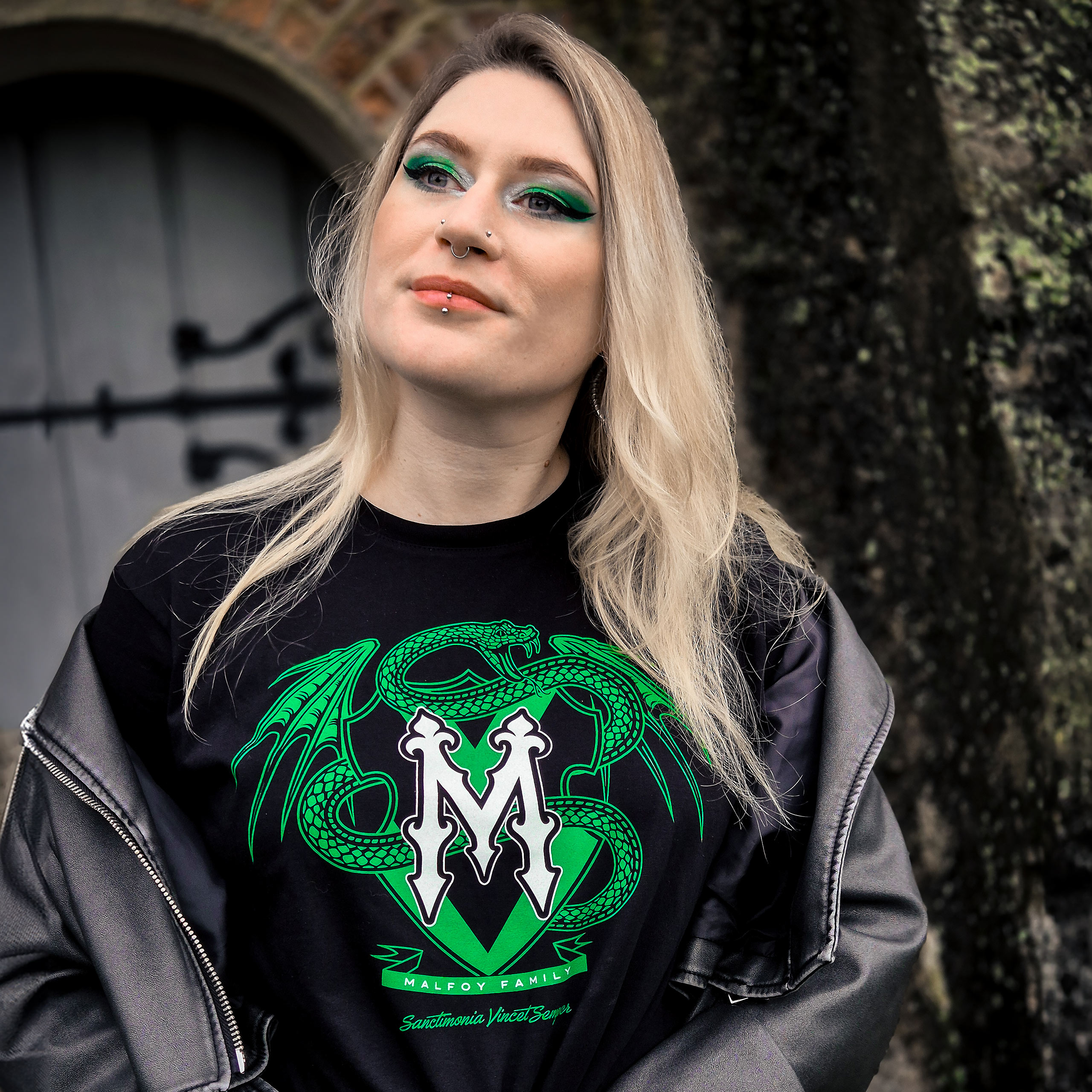 Malfoy Family T-Shirt Black - Harry Potter - XS - Black