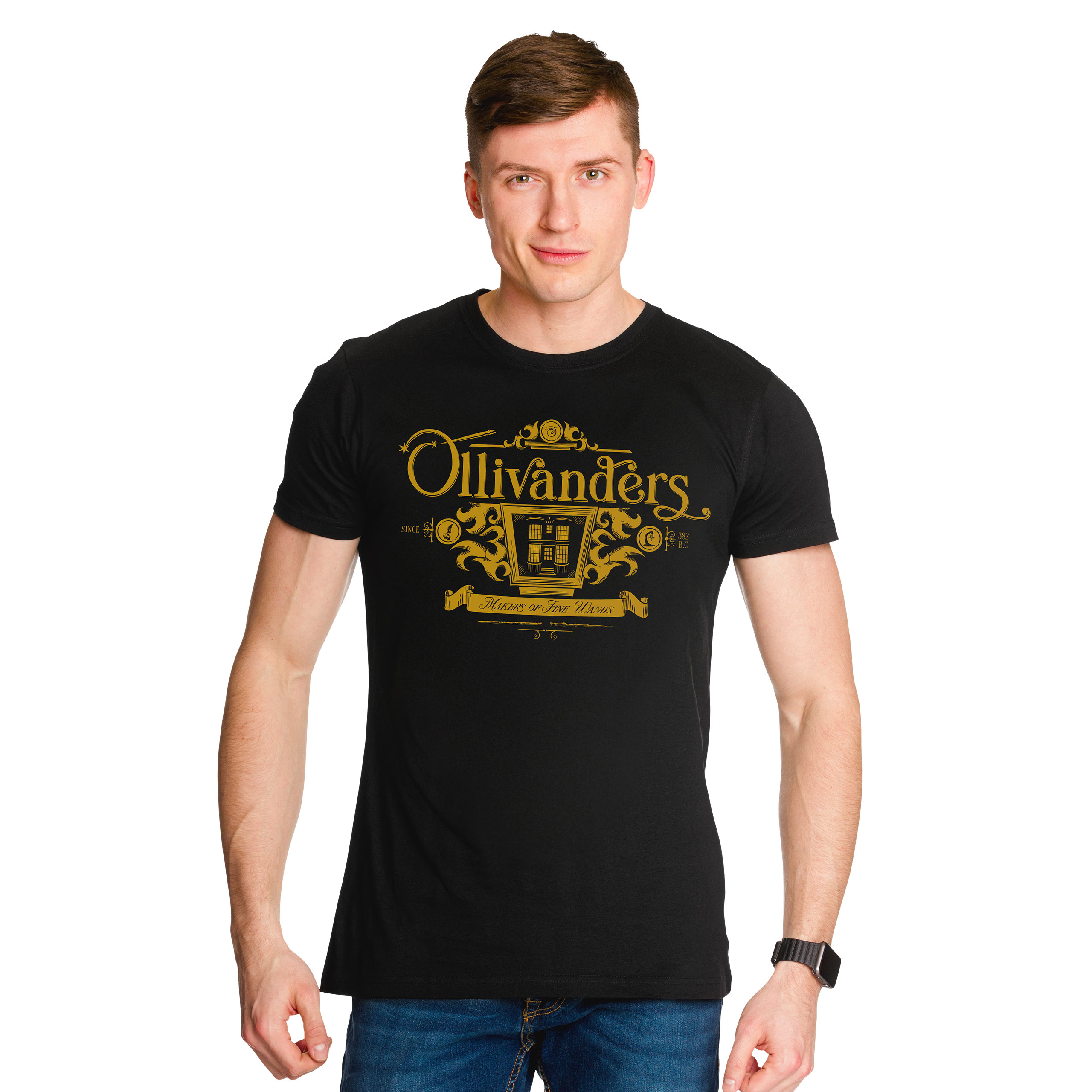 T-shirt Ollivanders nera - Harry Potter - M - Nero