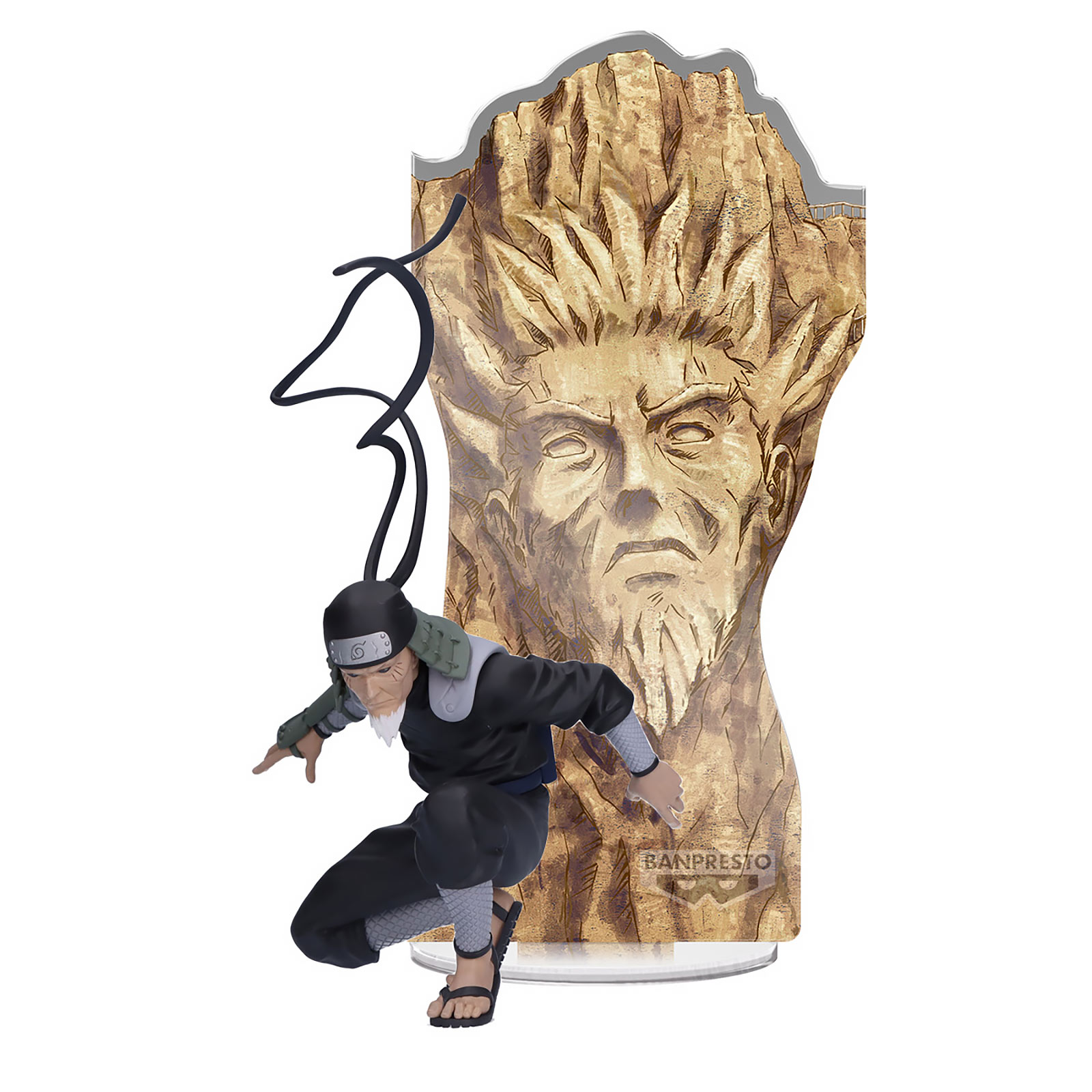 Naruto Shippuden - Sarutobi Hiruzen Panel Spectacle Figuur - Banpresto