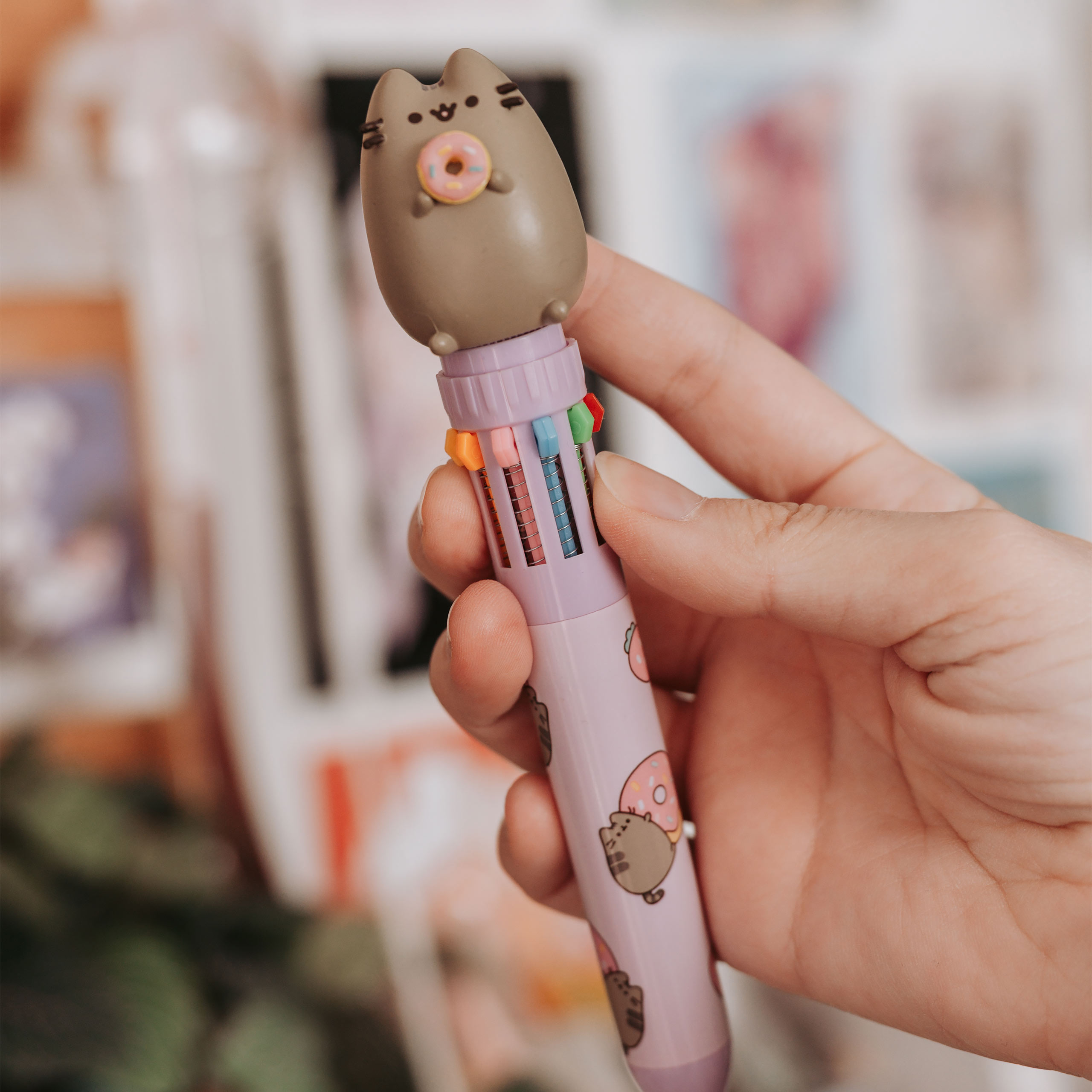 Pusheen - Moments stylo 10 couleurs