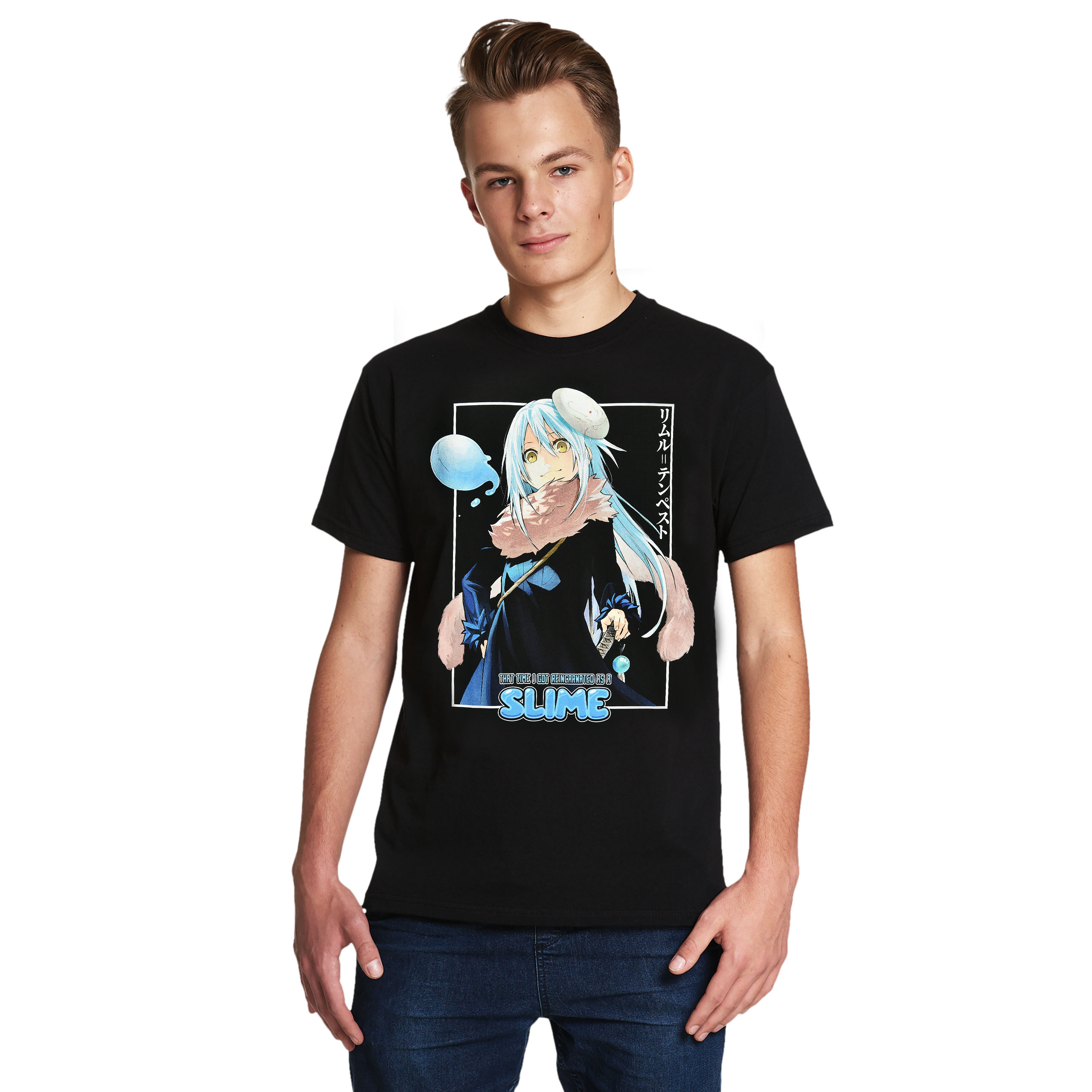 TenSura - Rimuru Poster T-Shirt Black - XXL - Black