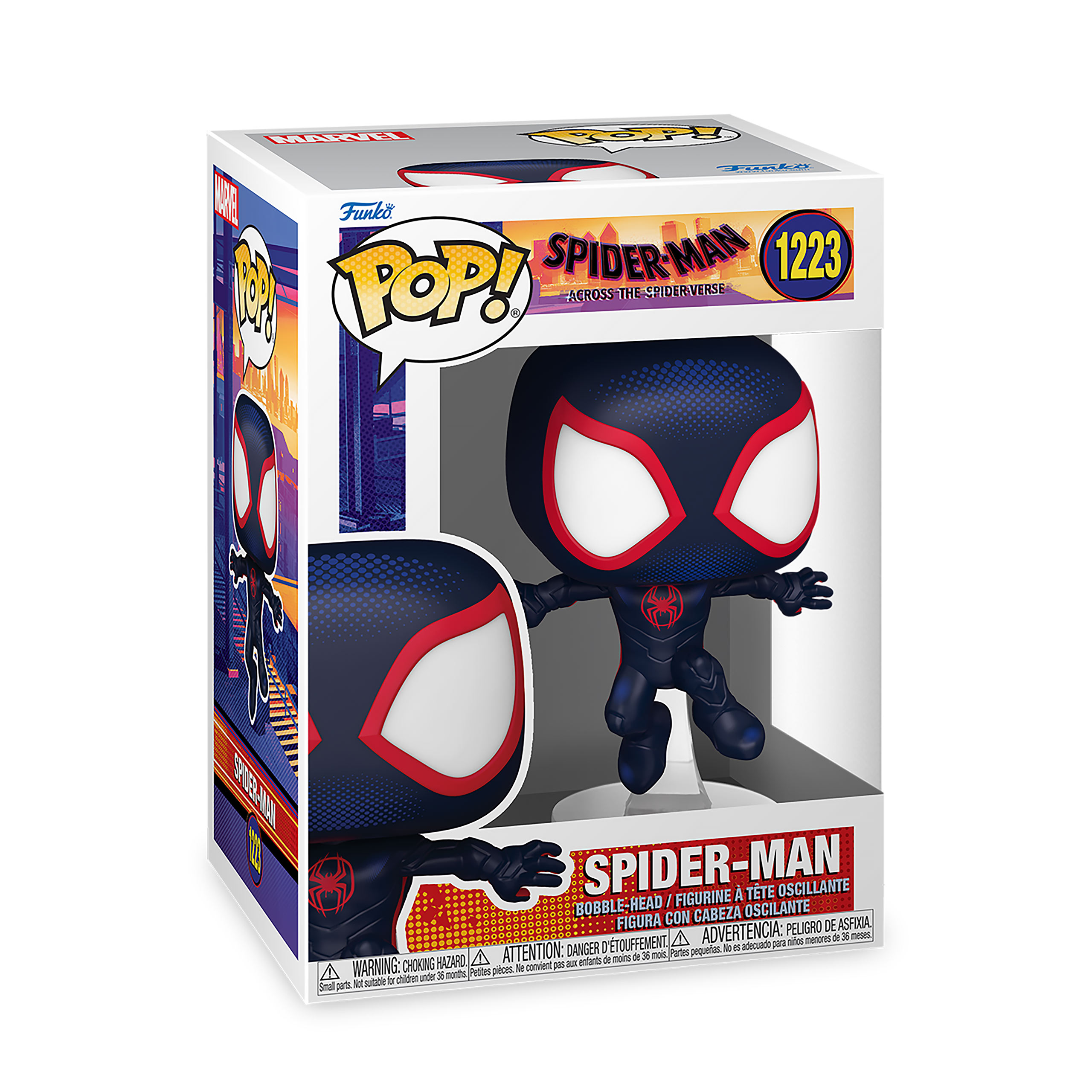 Spider-Man: Across The Spider-Verse - Figura Funko Pop Spider-Man con testa oscillante - Funko