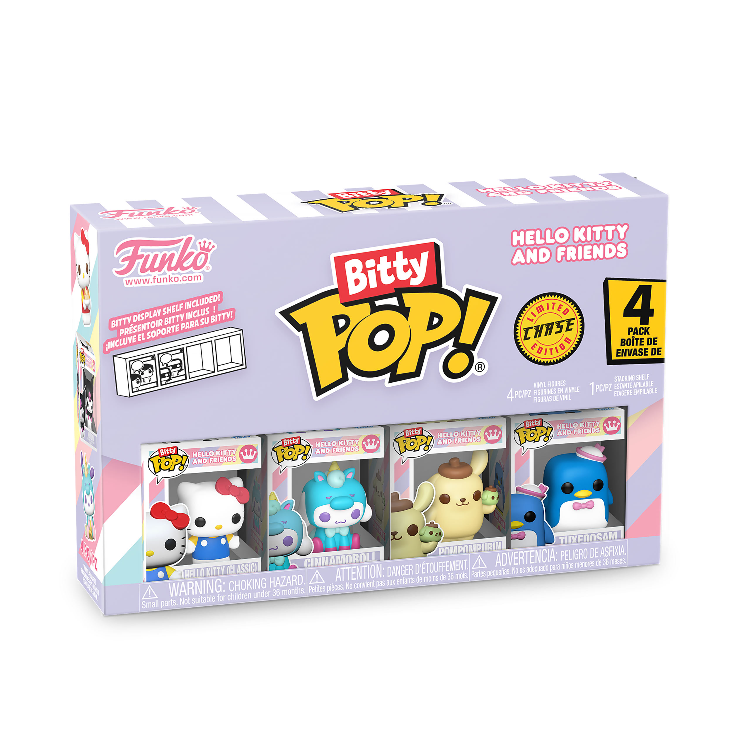Sanrio - Hello Kitty y Amigos Funko Bitty Pop Set de 4 Figuras Serie 1 - Funko