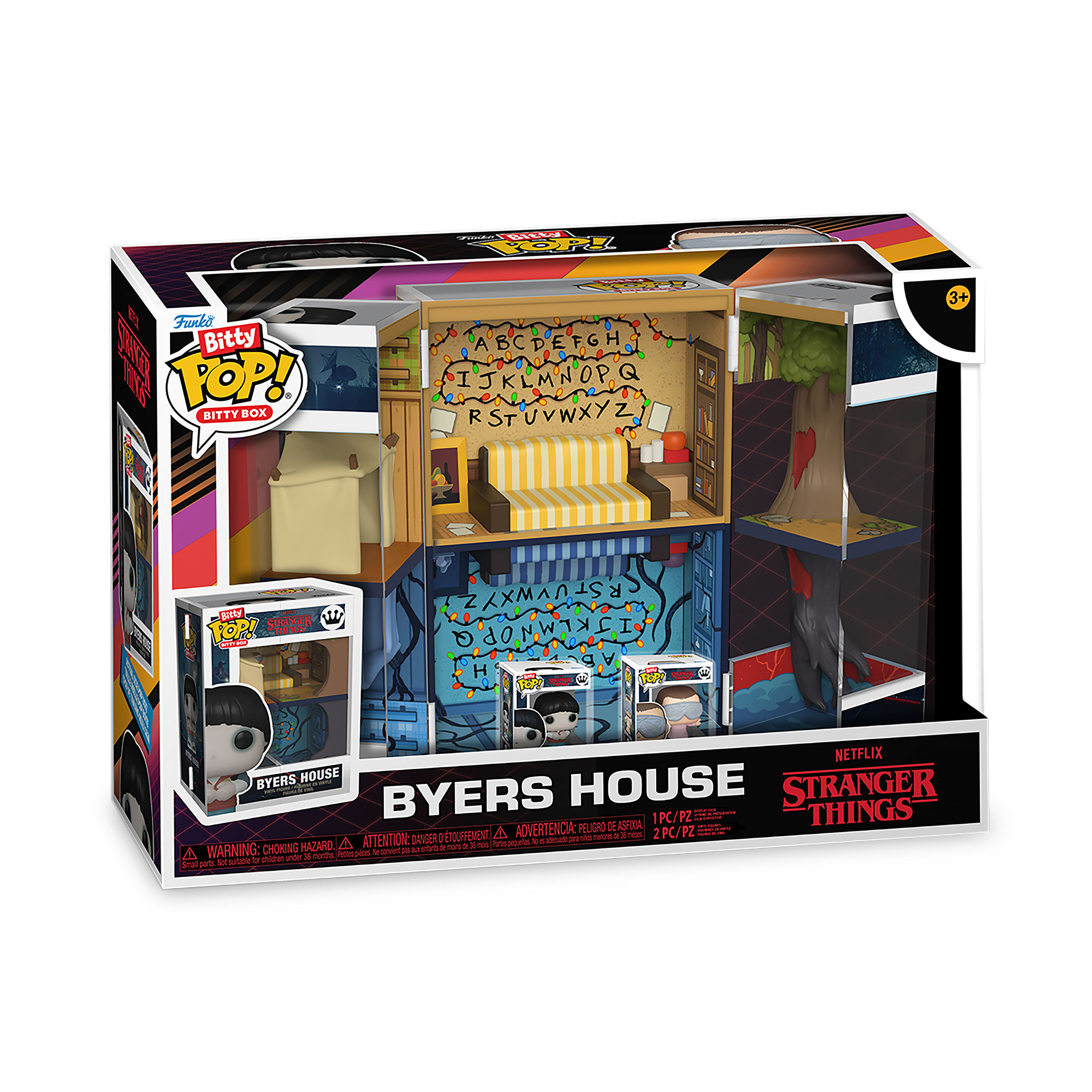 Stranger Things - Espositore Funko Bitty Pop Casa dei Byers con 2 Figure - Funko