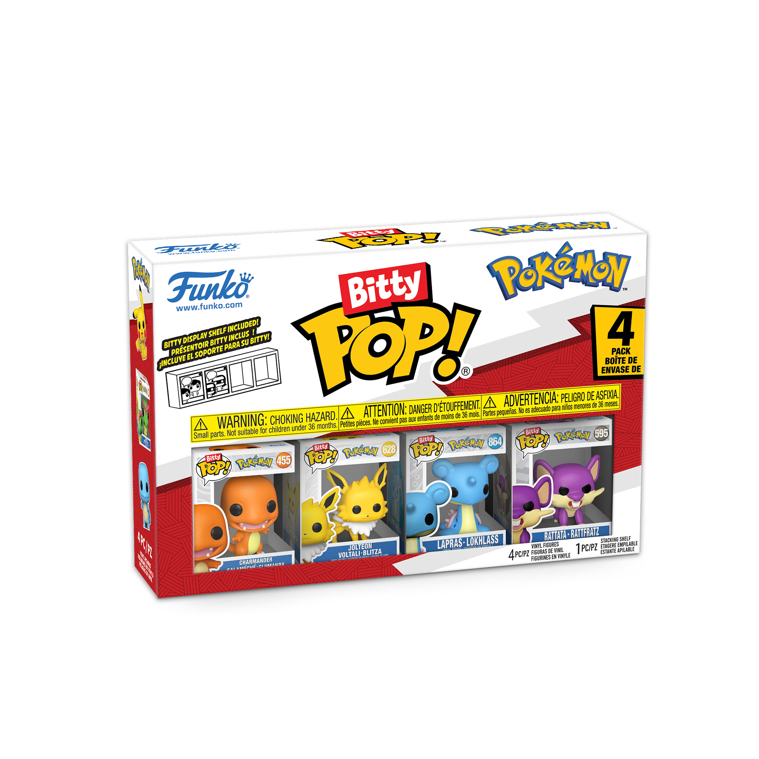 Pokemon - Charmander and Friends Funko Bitty Pop 4-Figure Set Series 2 - Funko