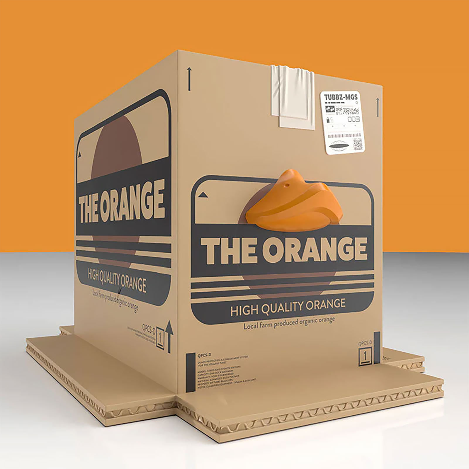 Metal Gear Solid - The Orange Box TUBBZ Collectible Duck