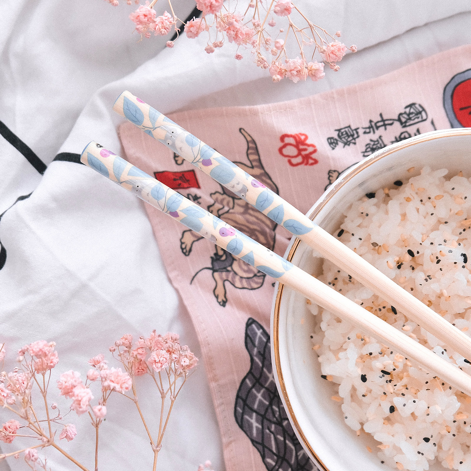 Mein Nachbar Totoro - Blue Nuts Ess-Stäbchen - Studio Ghibli