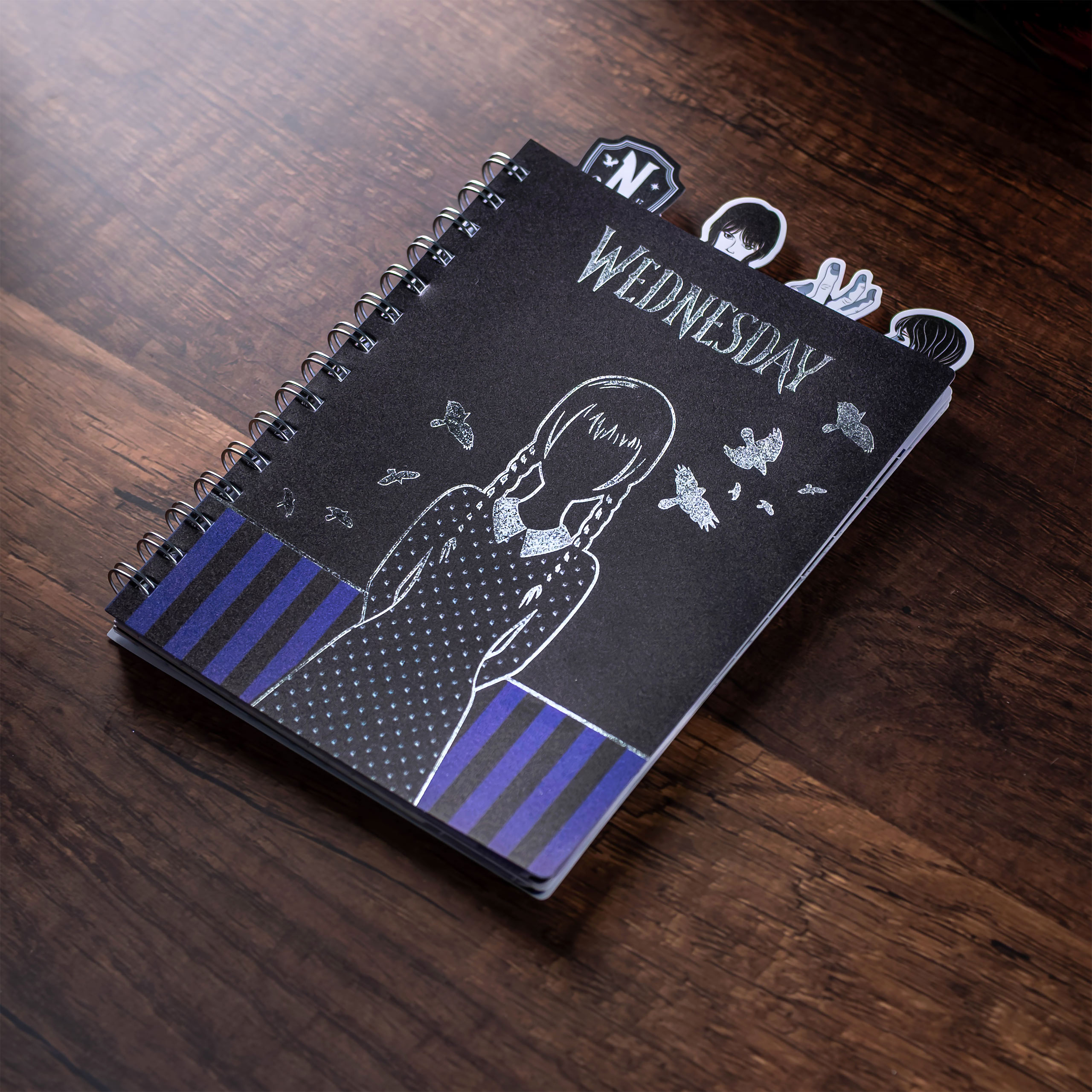 Wednesday - Spiraalnotitieboek met tabbladen