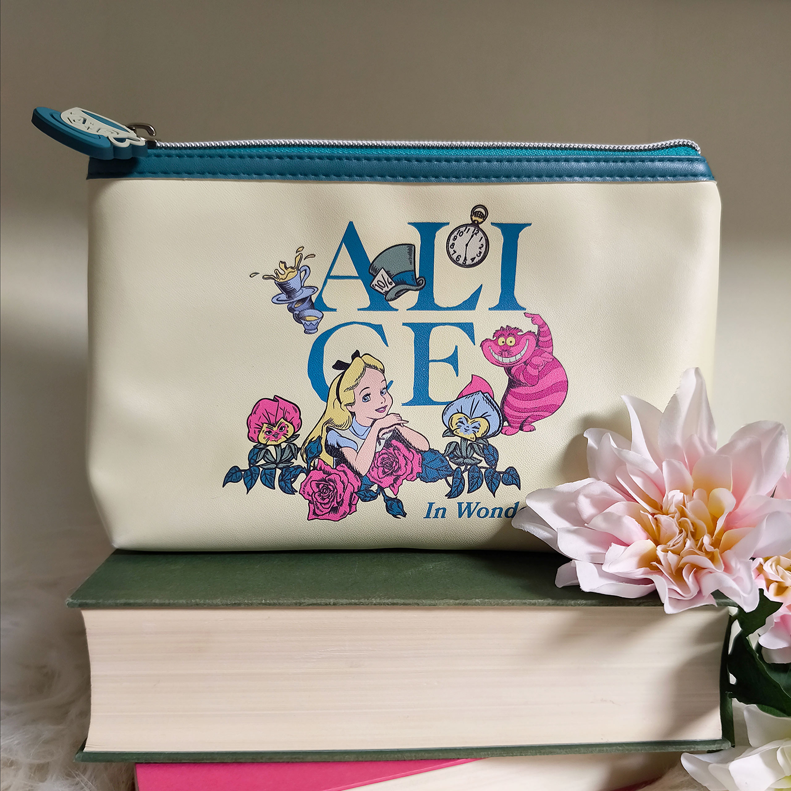 Alice in Wonderland - Flower Cosmetic Bag