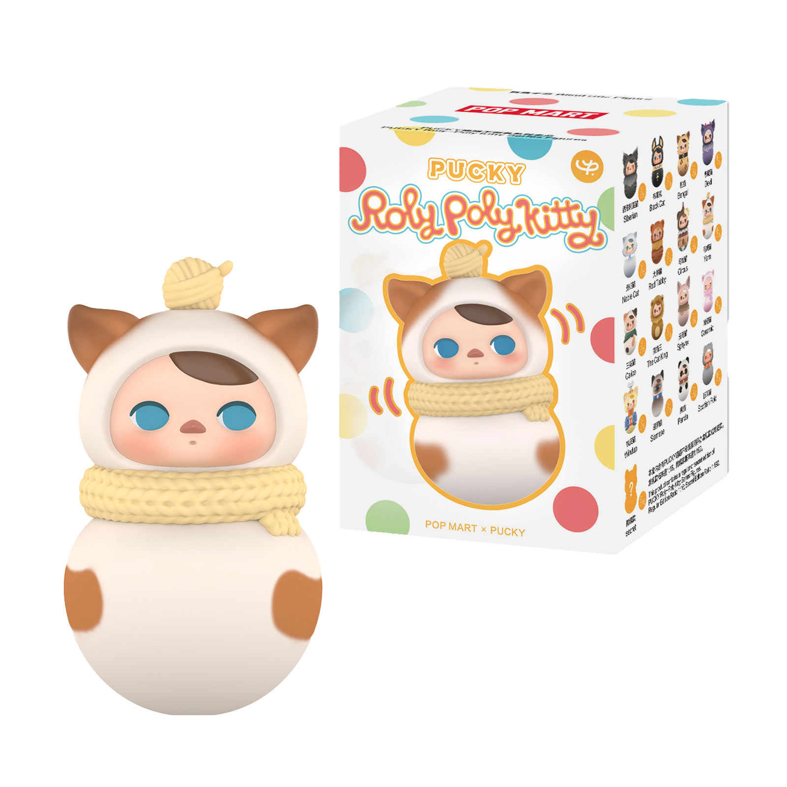 Pucky - Roly-Poly Kitty Series POP MART Mystery Figure - POP MART