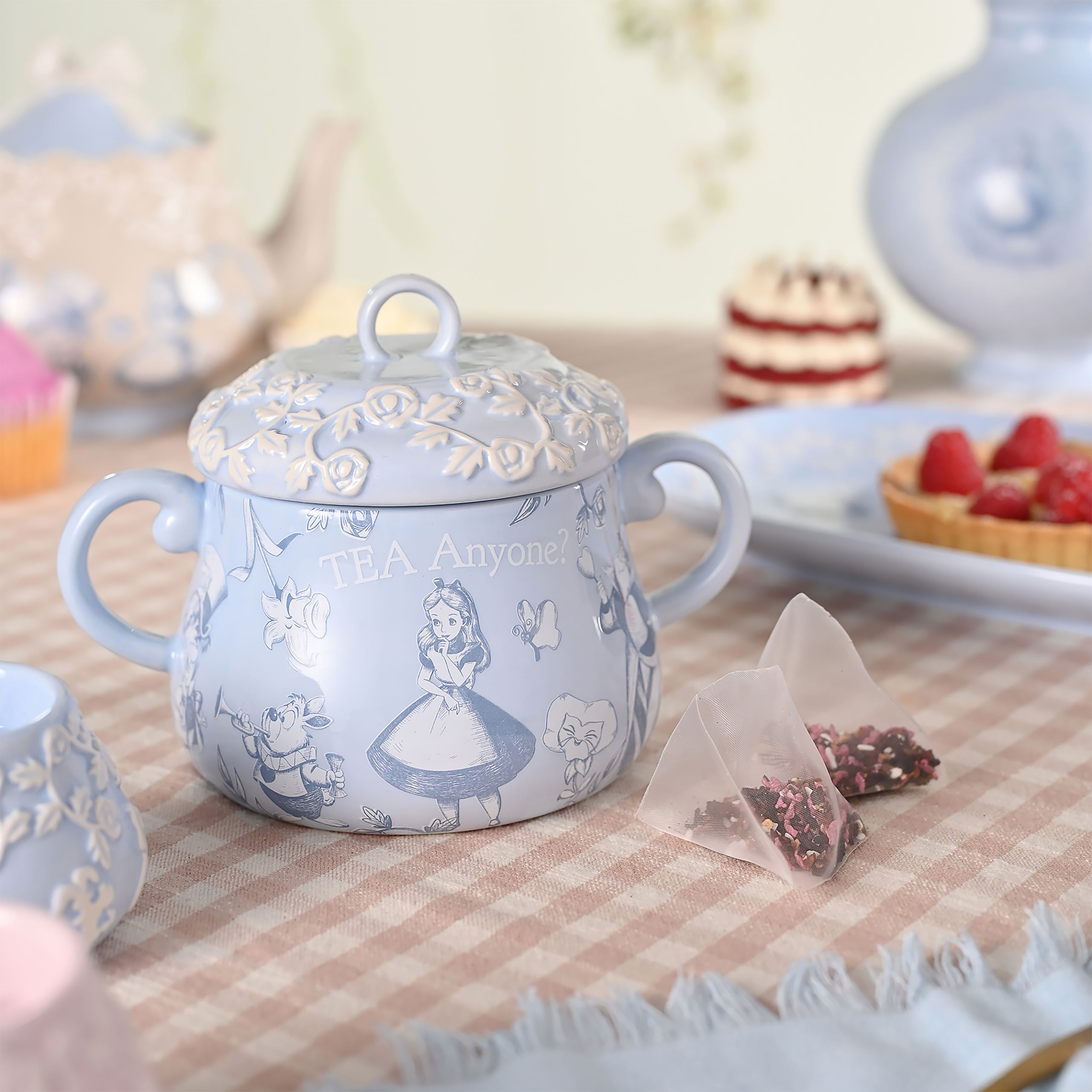Alice in Wonderland - Tea Anyone Relief Cookie Jar
