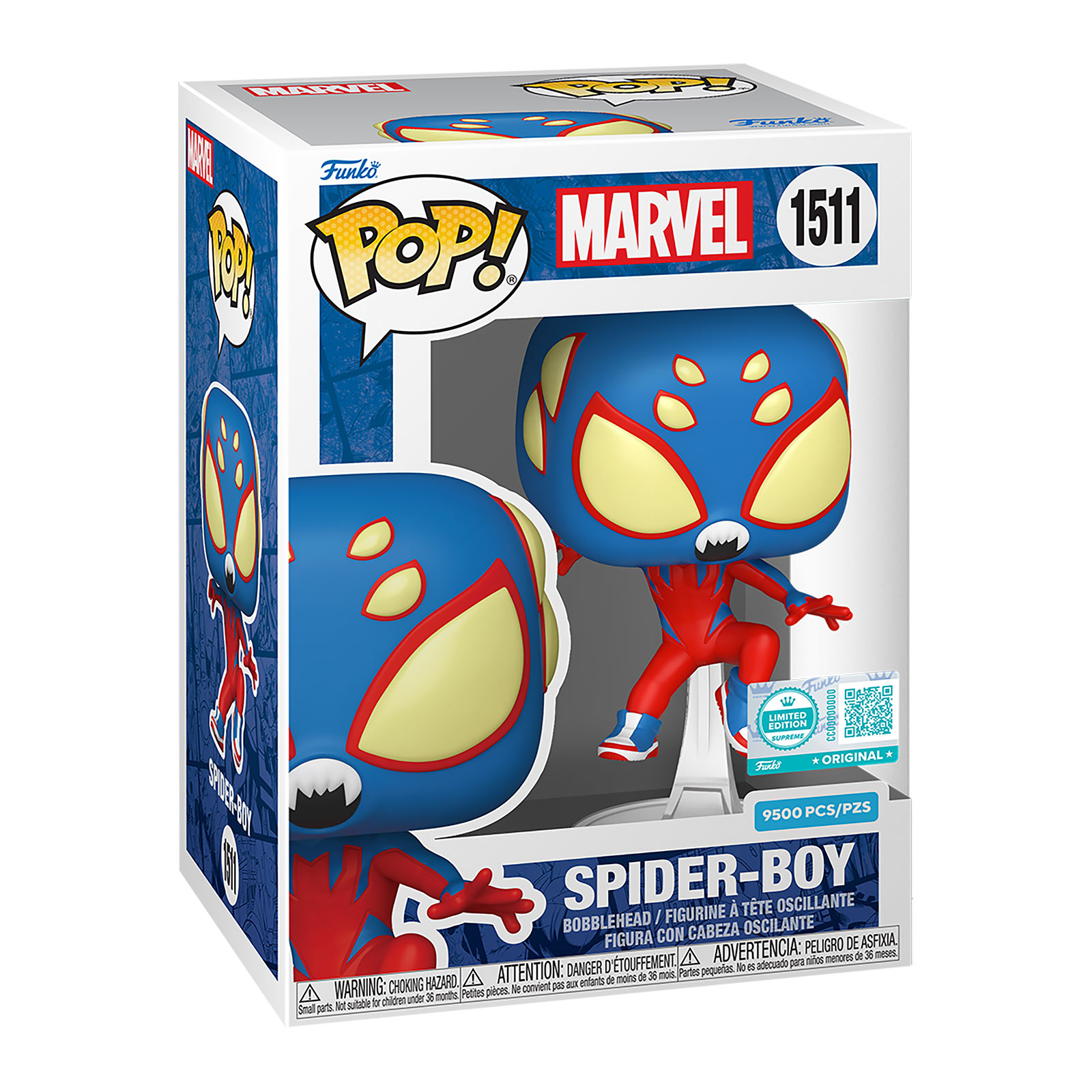Spider-Man - Spider-Boy Funko Pop Bobblehead Figure Limited Edition Supreme - Funko