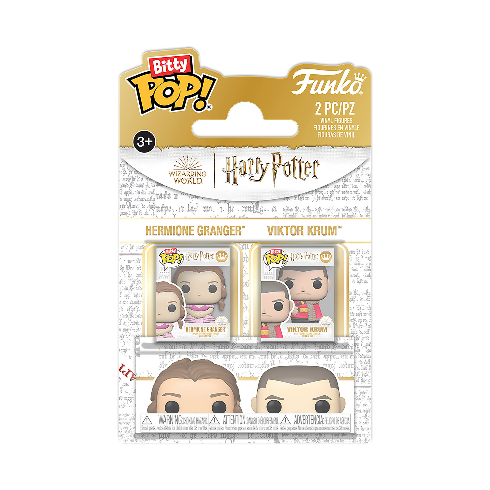Harry Potter - Hermione en Victor Krum Funko Bitty Pop 2-figuren set - Funko