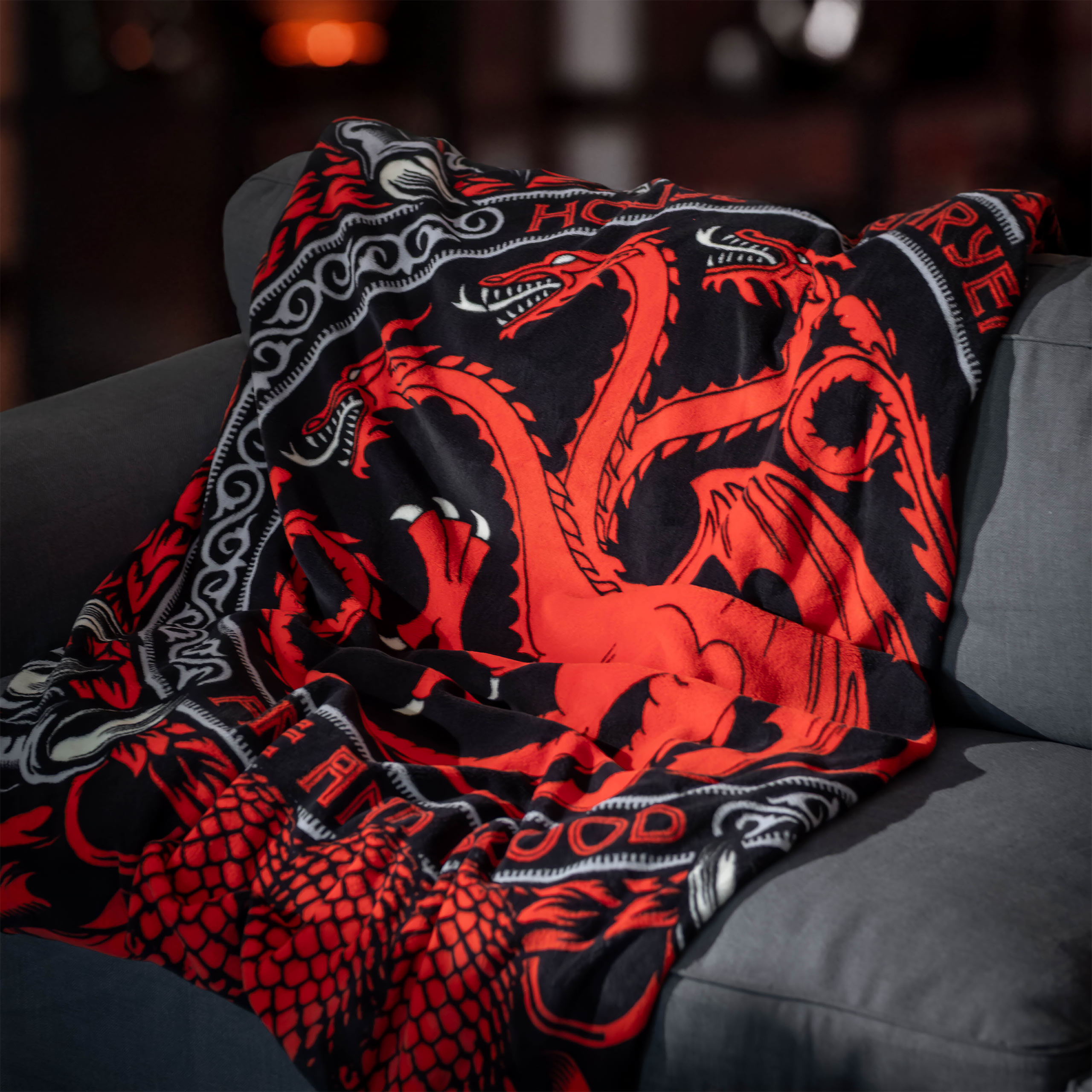 Targaryen Sigil Fleece Blanket - Game of Thrones