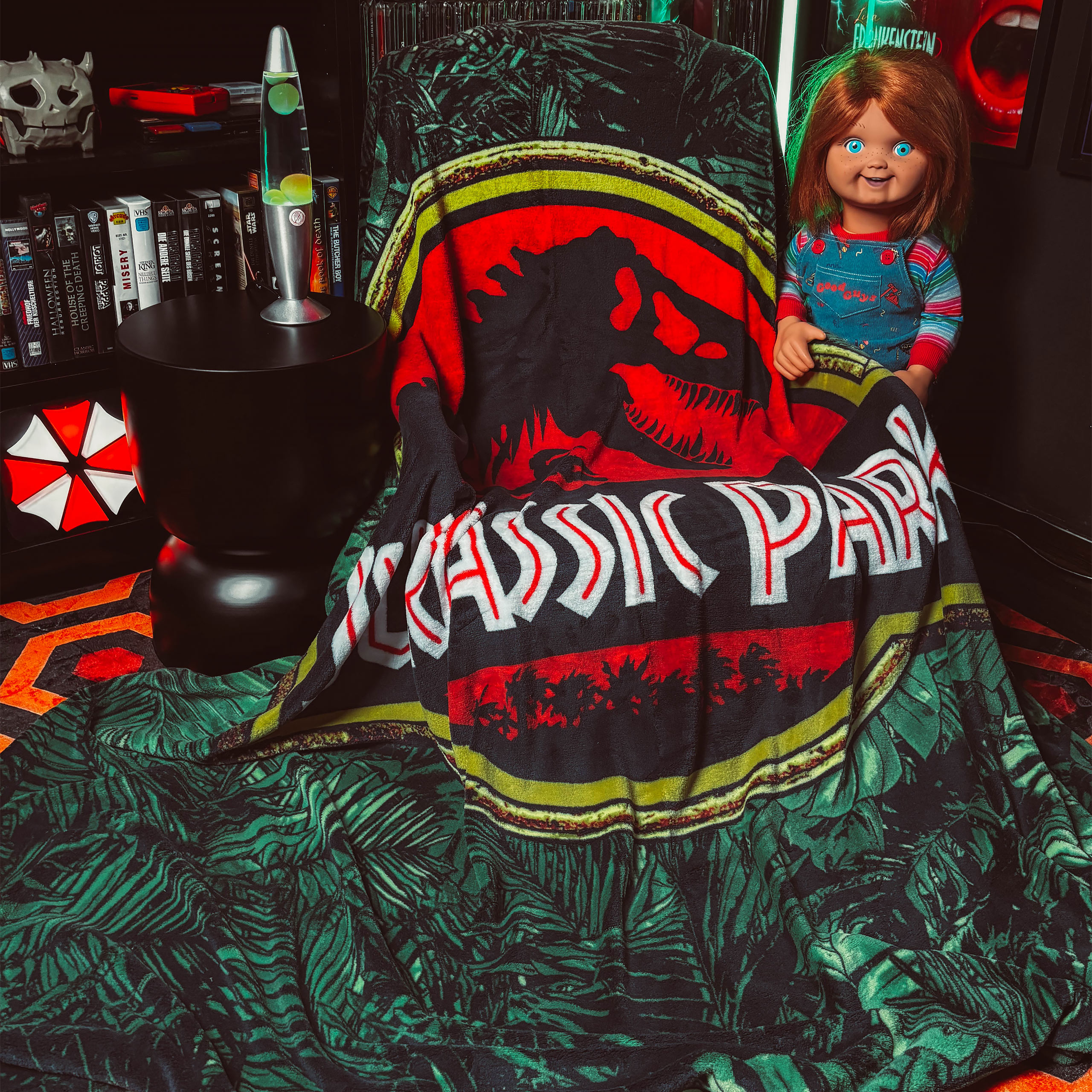 Jurassic Park - Jungle Logo Fleece Blanket